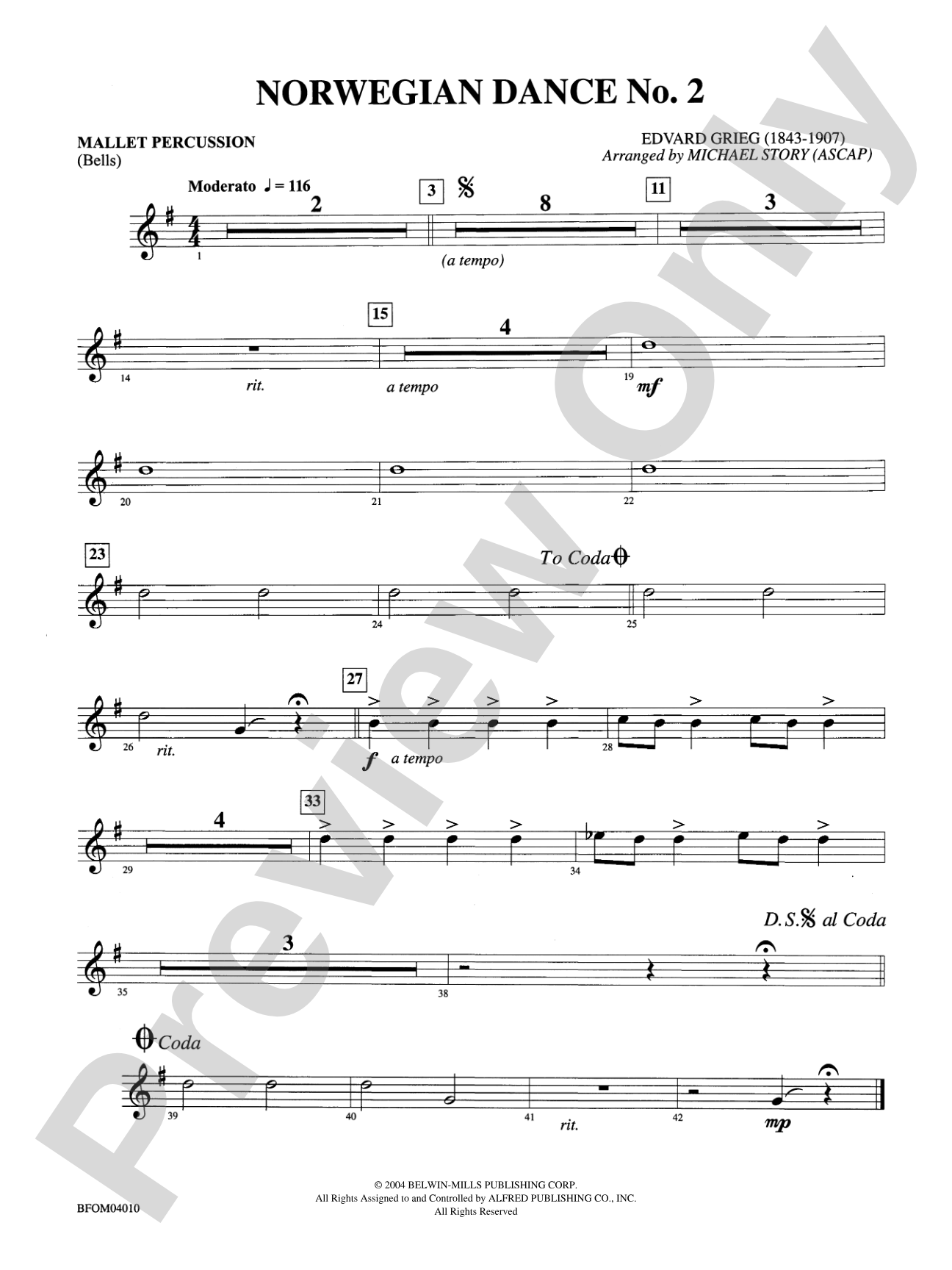 Norwegian Dance No. 2: Mallets