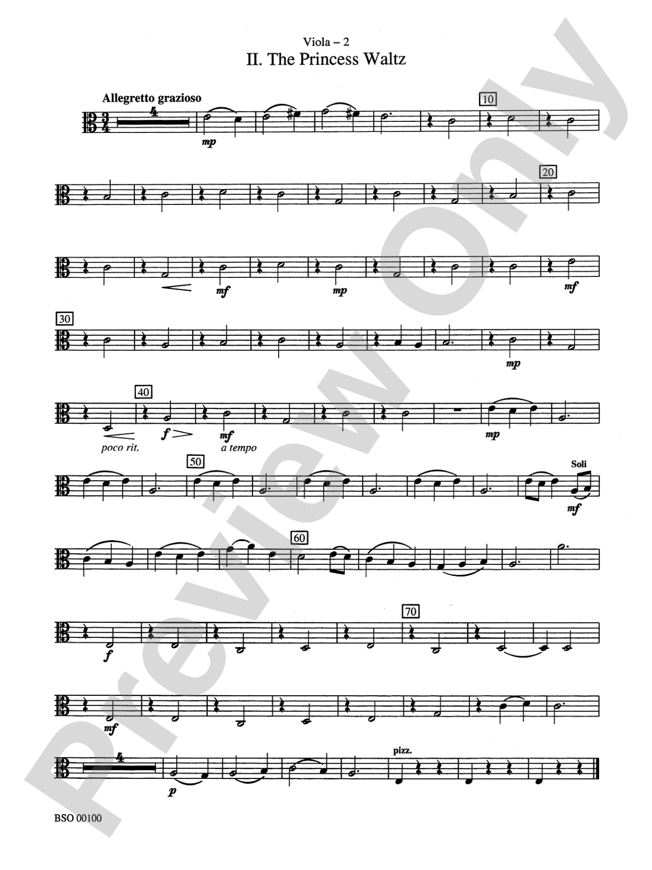 Knightsbridge Suite: Viola