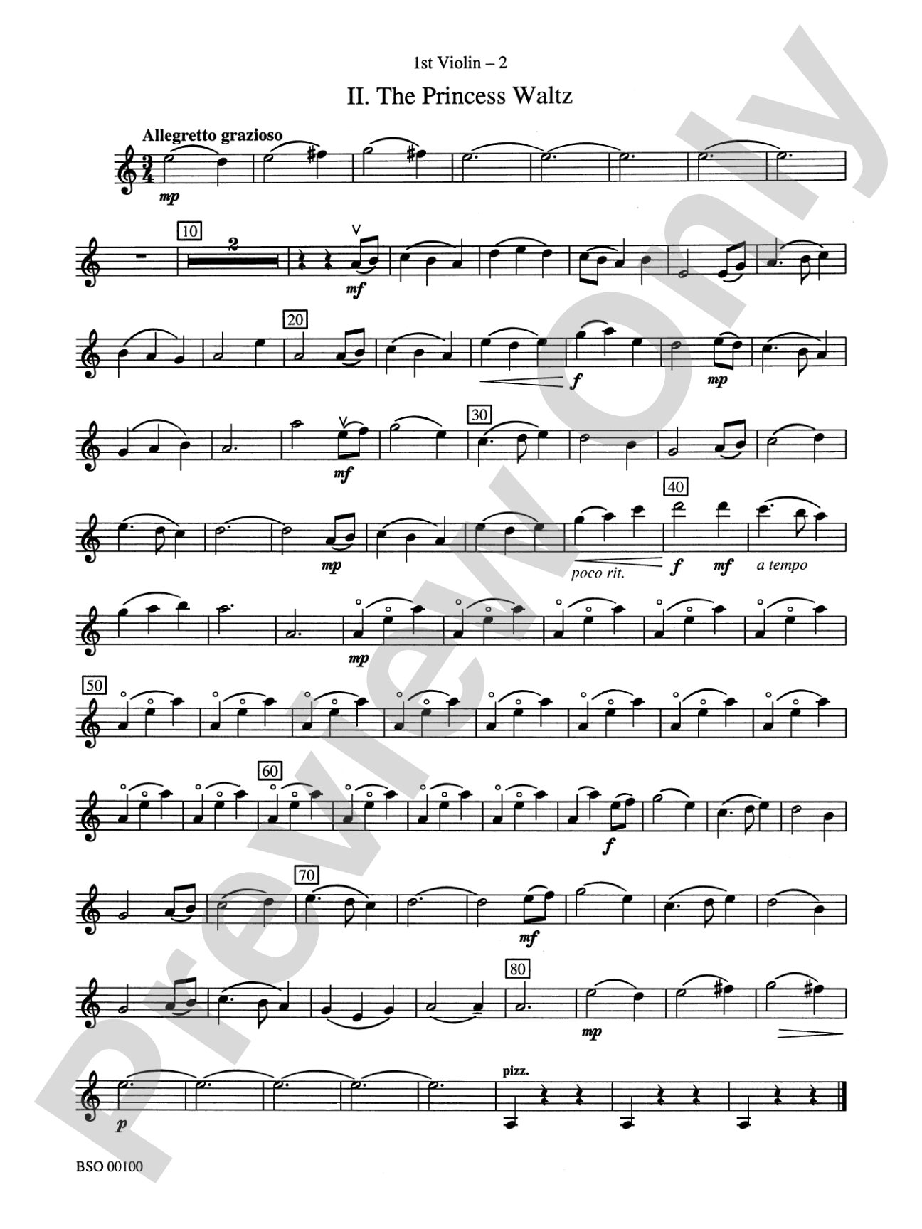 Knightsbridge Suite: 1st Violin