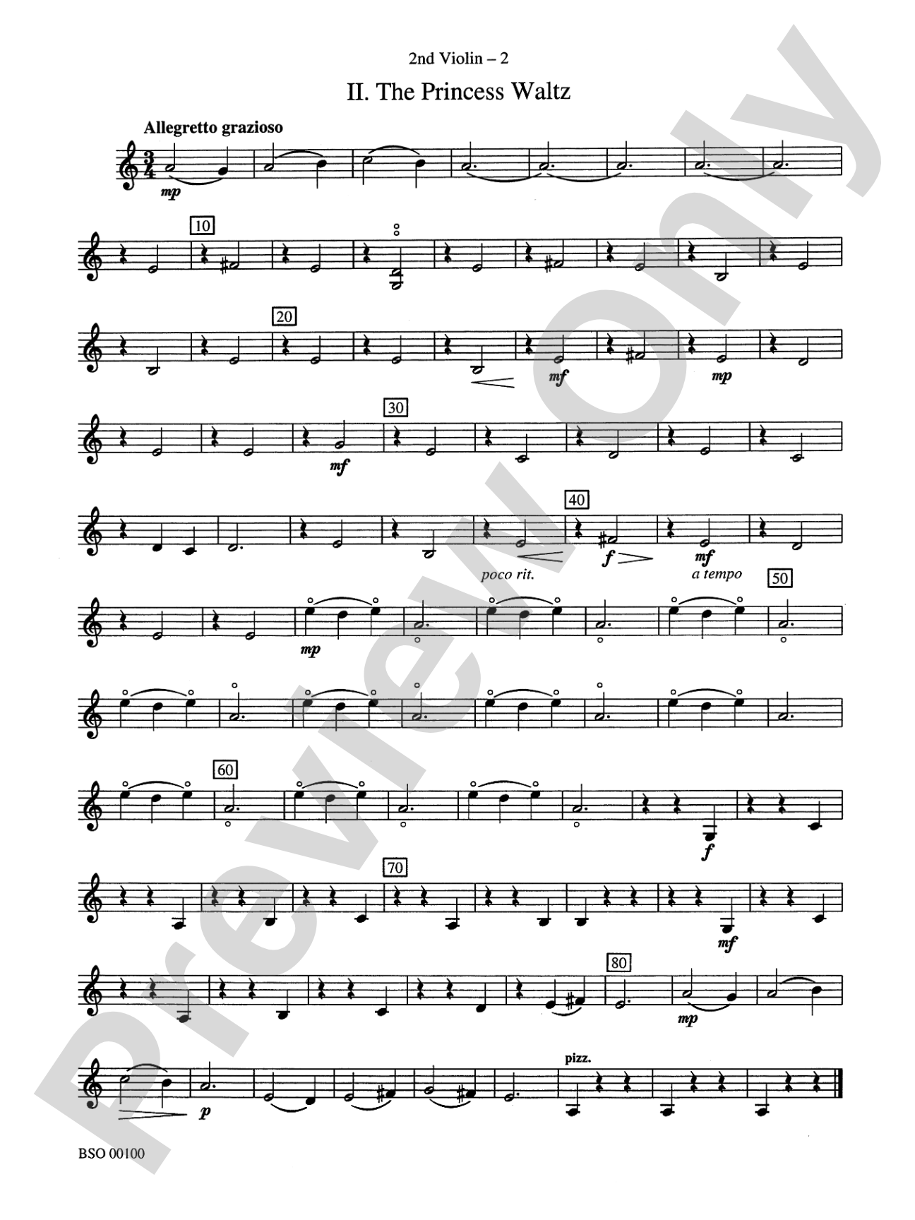 Knightsbridge Suite: 2nd Violin