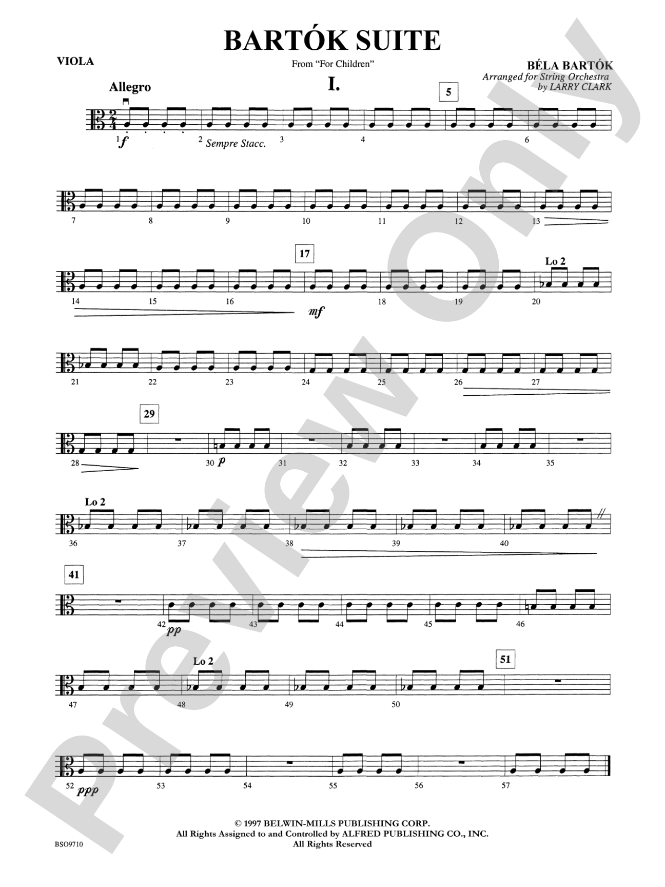 Bartók Suite: Viola