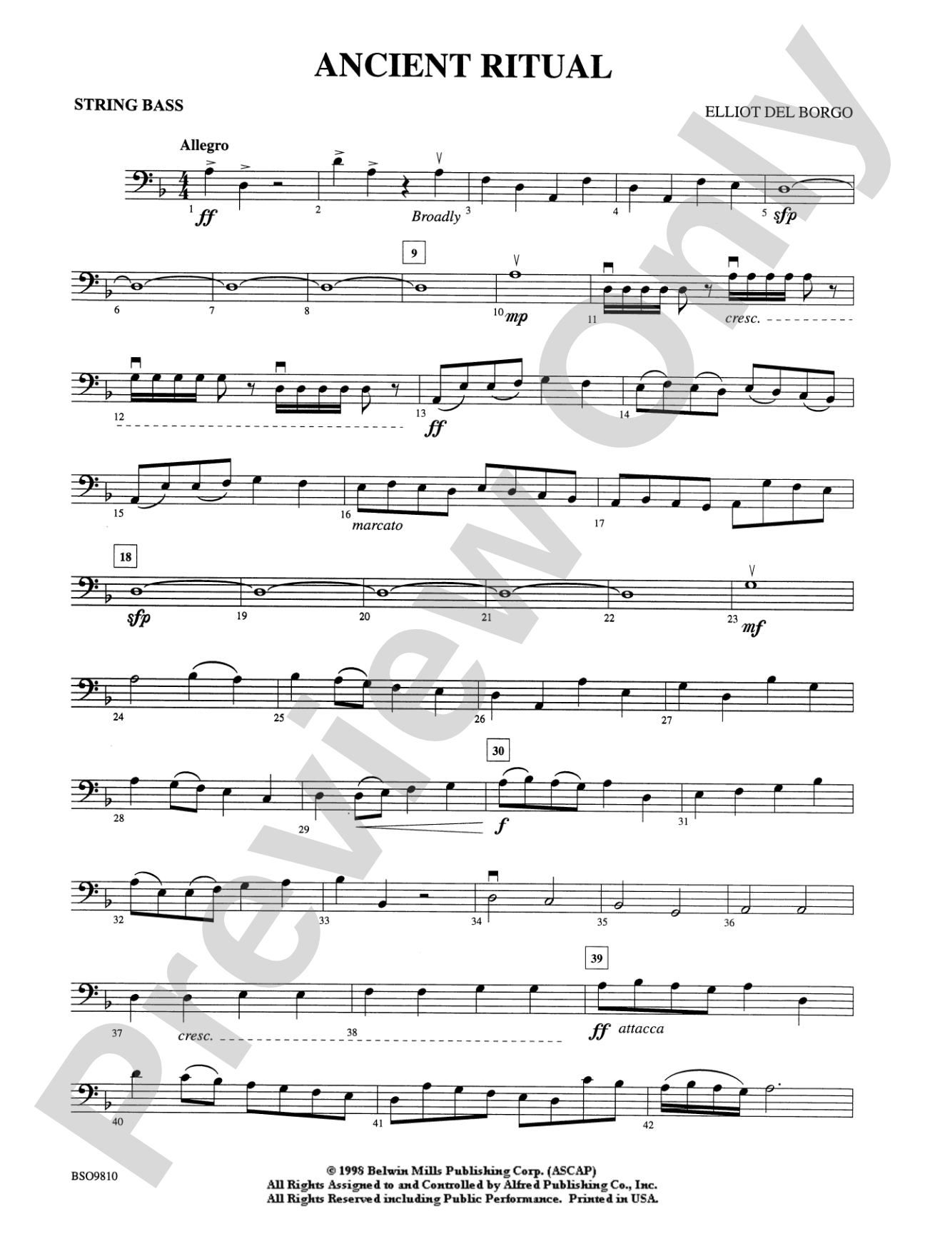 Ancient Ritual: String Bass