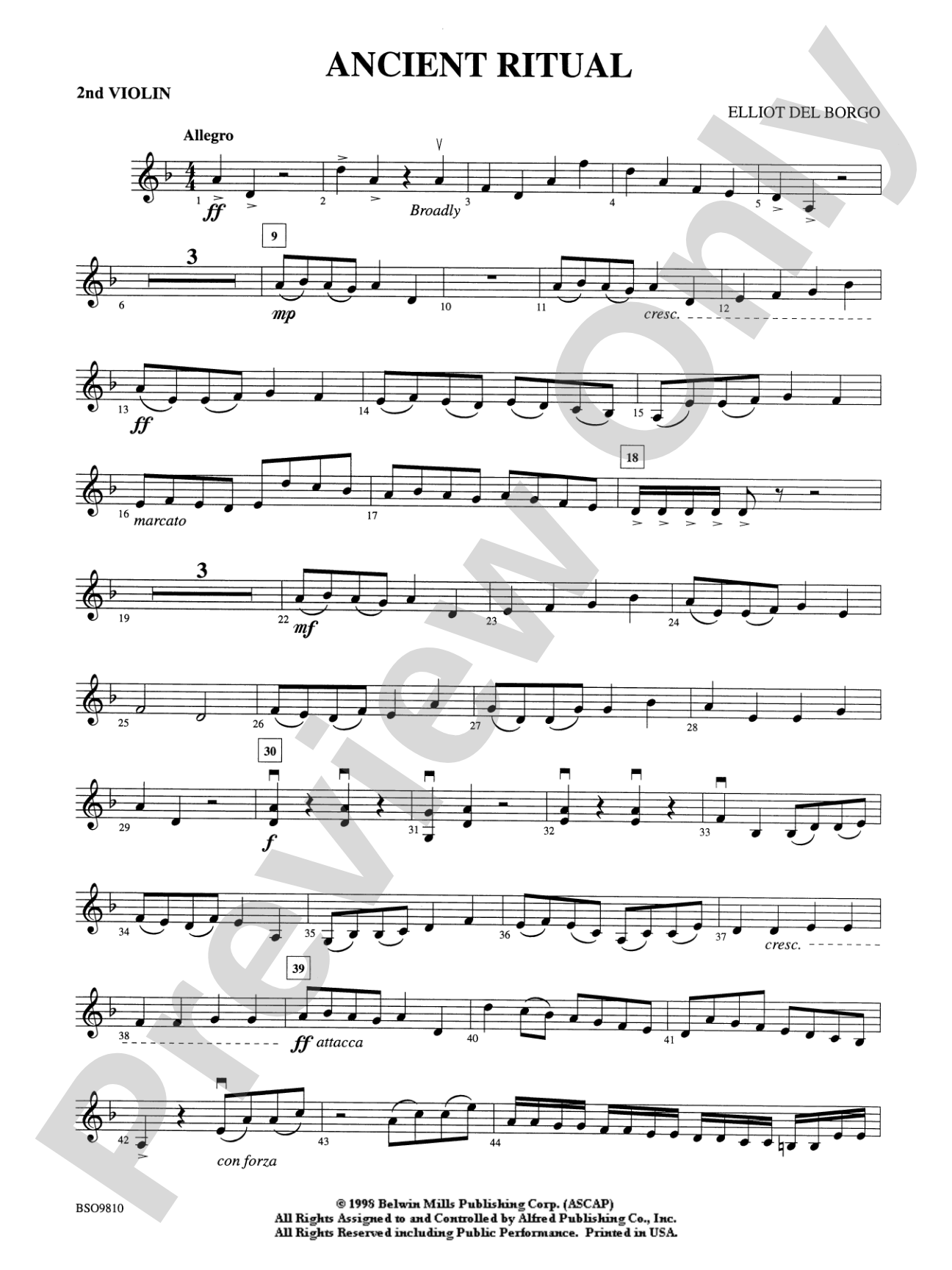 Ancient Ritual: 2nd Violin