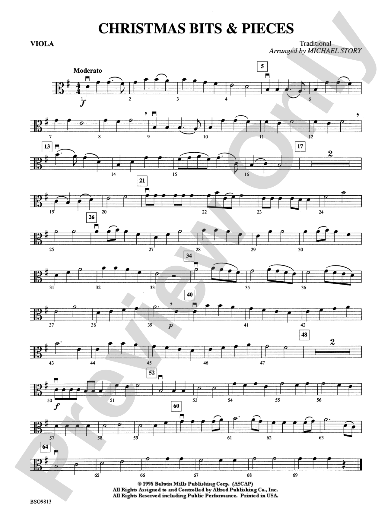 Christmas Bits & Pieces: Viola