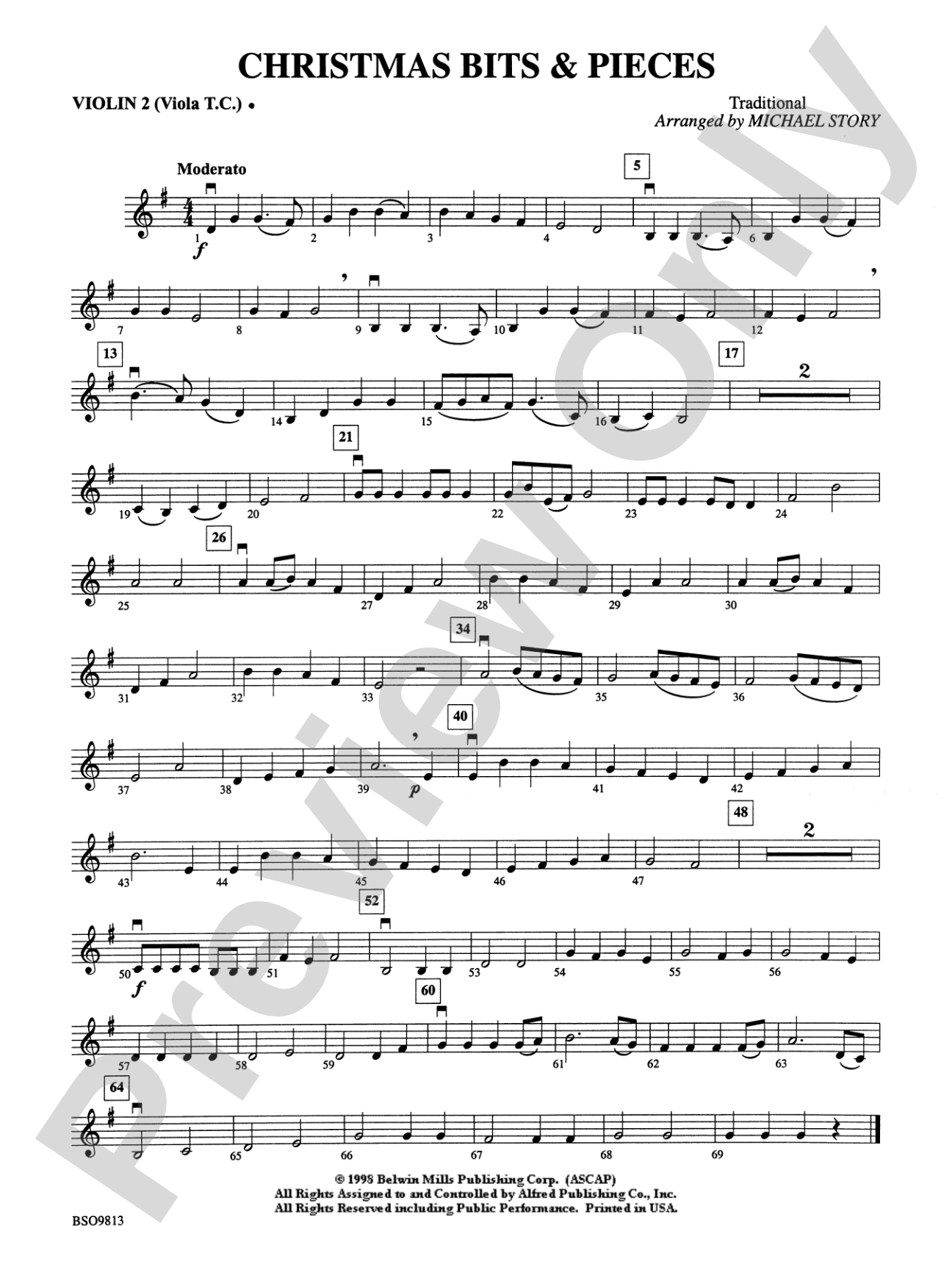 Christmas Bits & Pieces: 2nd Violin