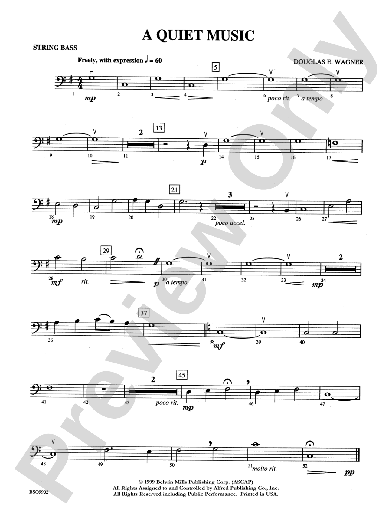 A Quiet Music: String Bass
