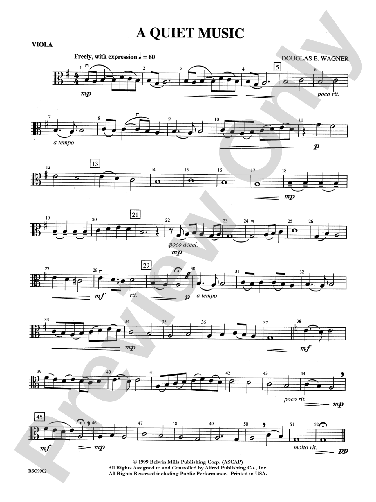 A Quiet Music: Viola