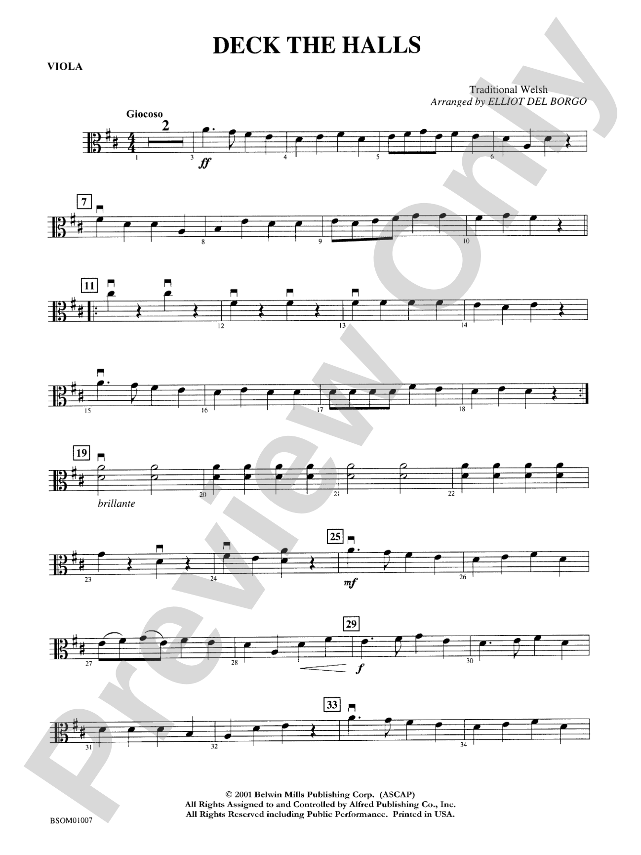 Deck the Halls: Viola