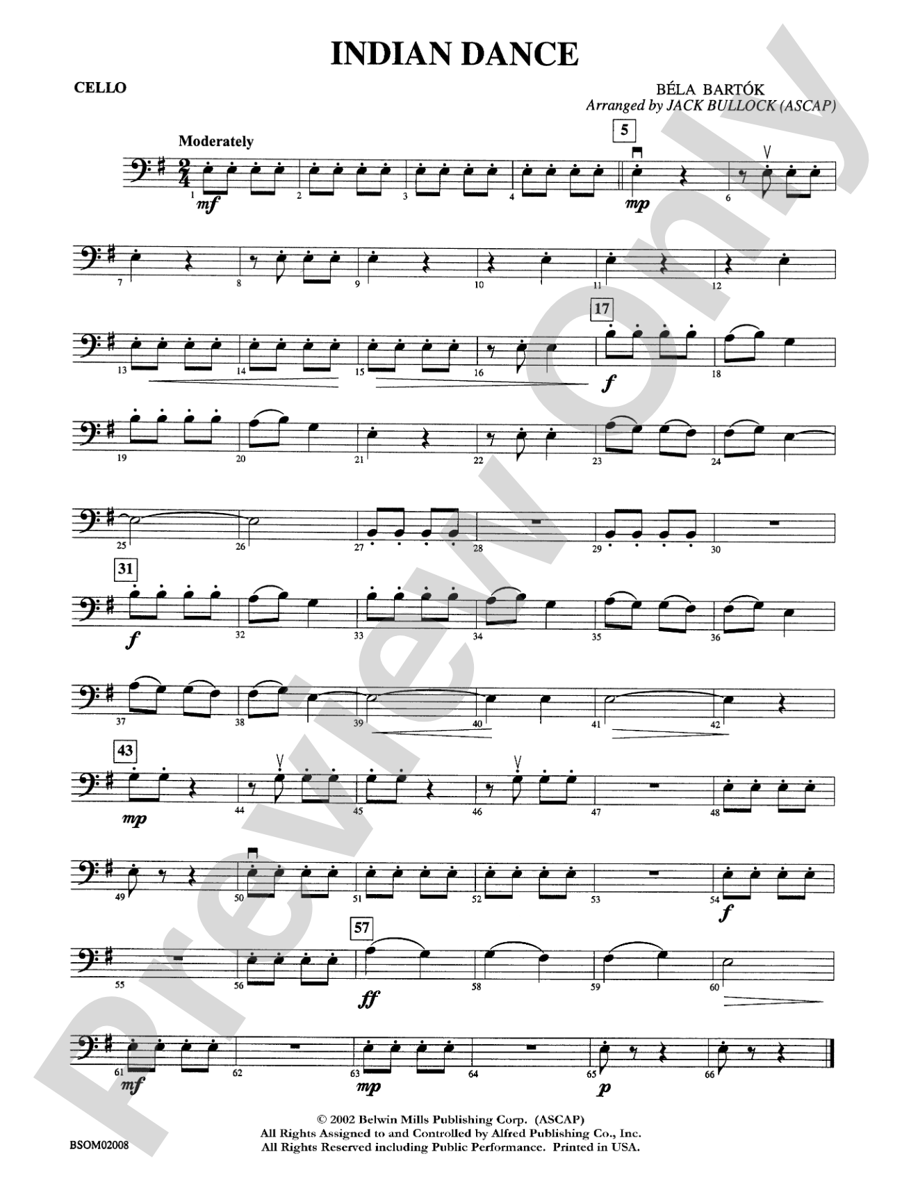 Indian Dance: Cello