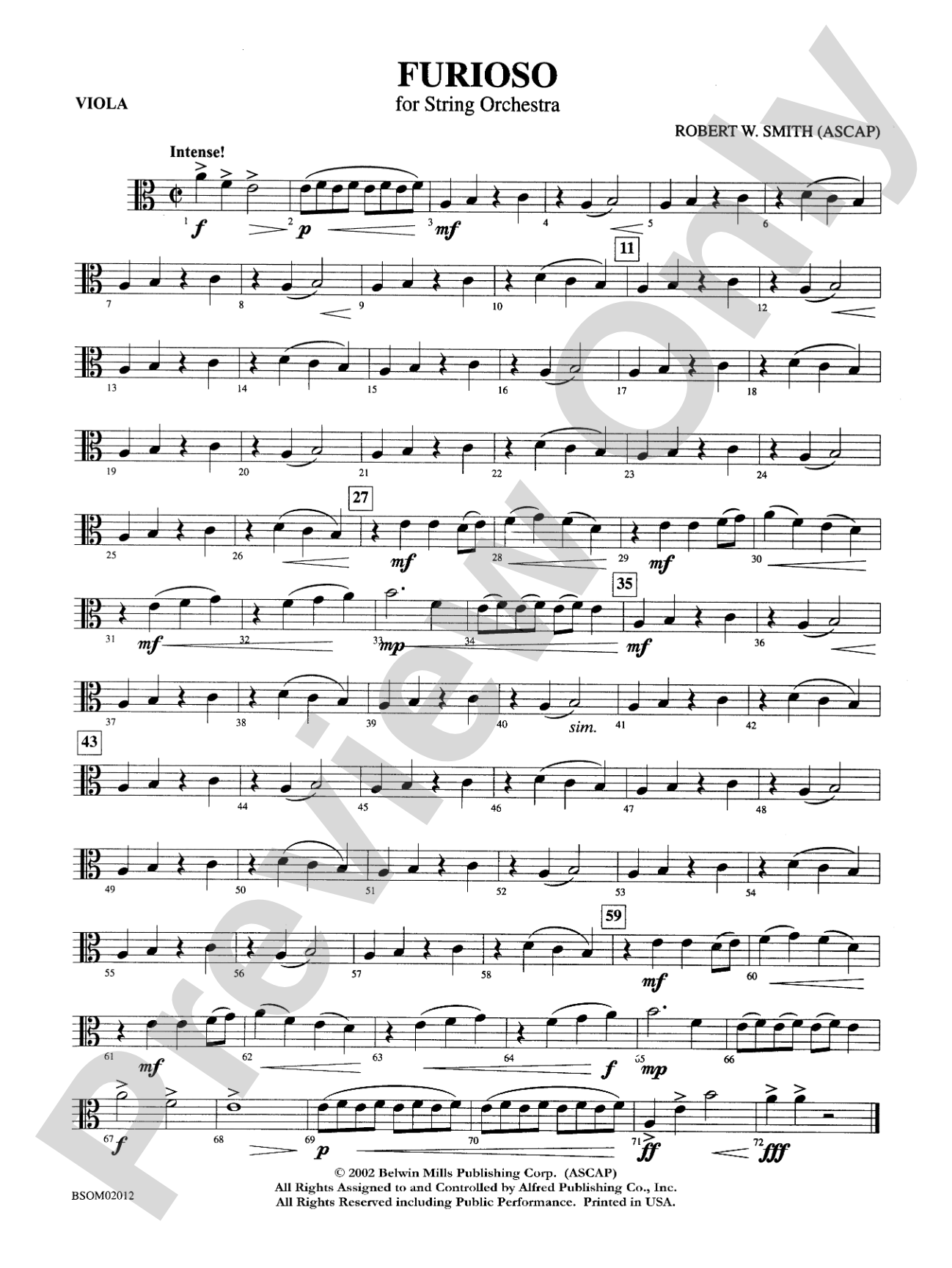 Furioso: Viola