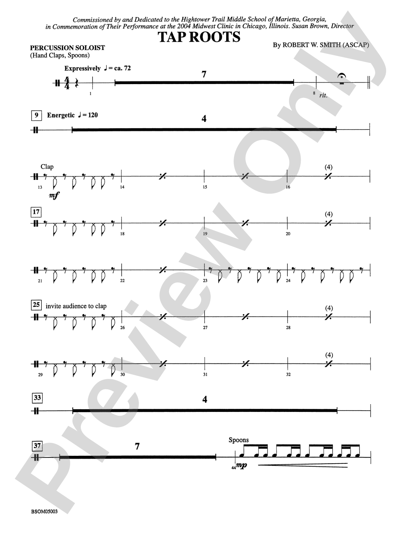 Tap Roots: 1st Percussion