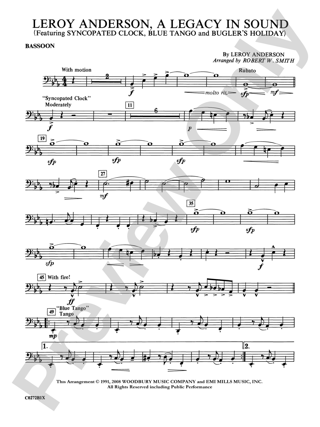 Leroy Anderson -- A Legacy in Sound: Bassoon