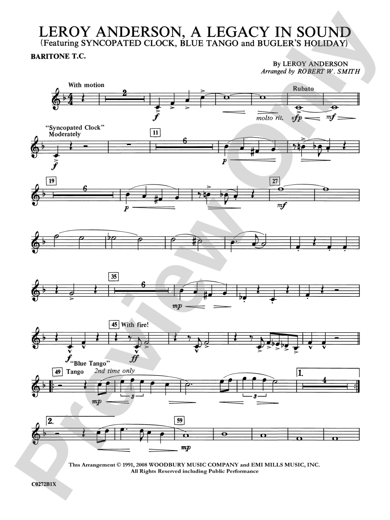 Leroy Anderson -- A Legacy in Sound: Baritone T.C.