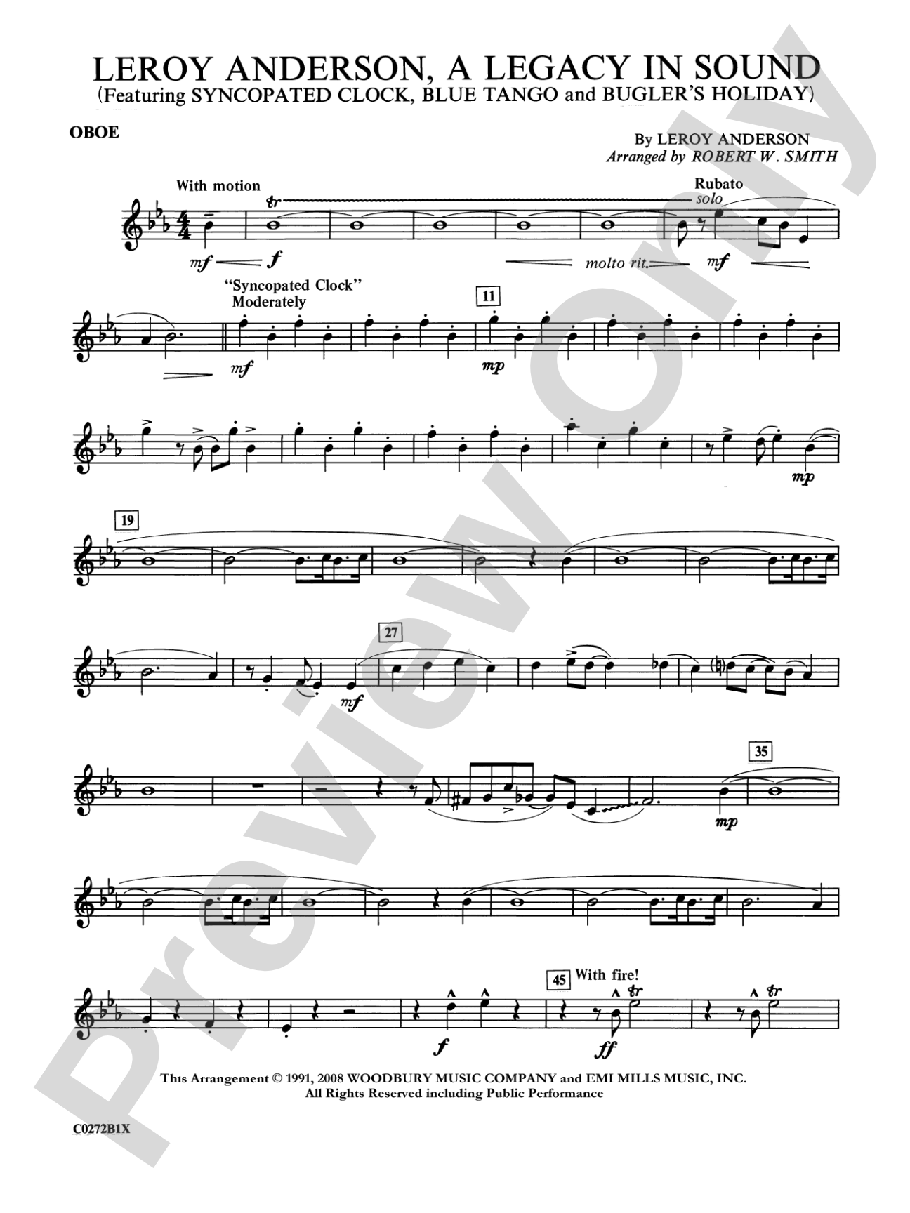 Leroy Anderson -- A Legacy in Sound: Oboe