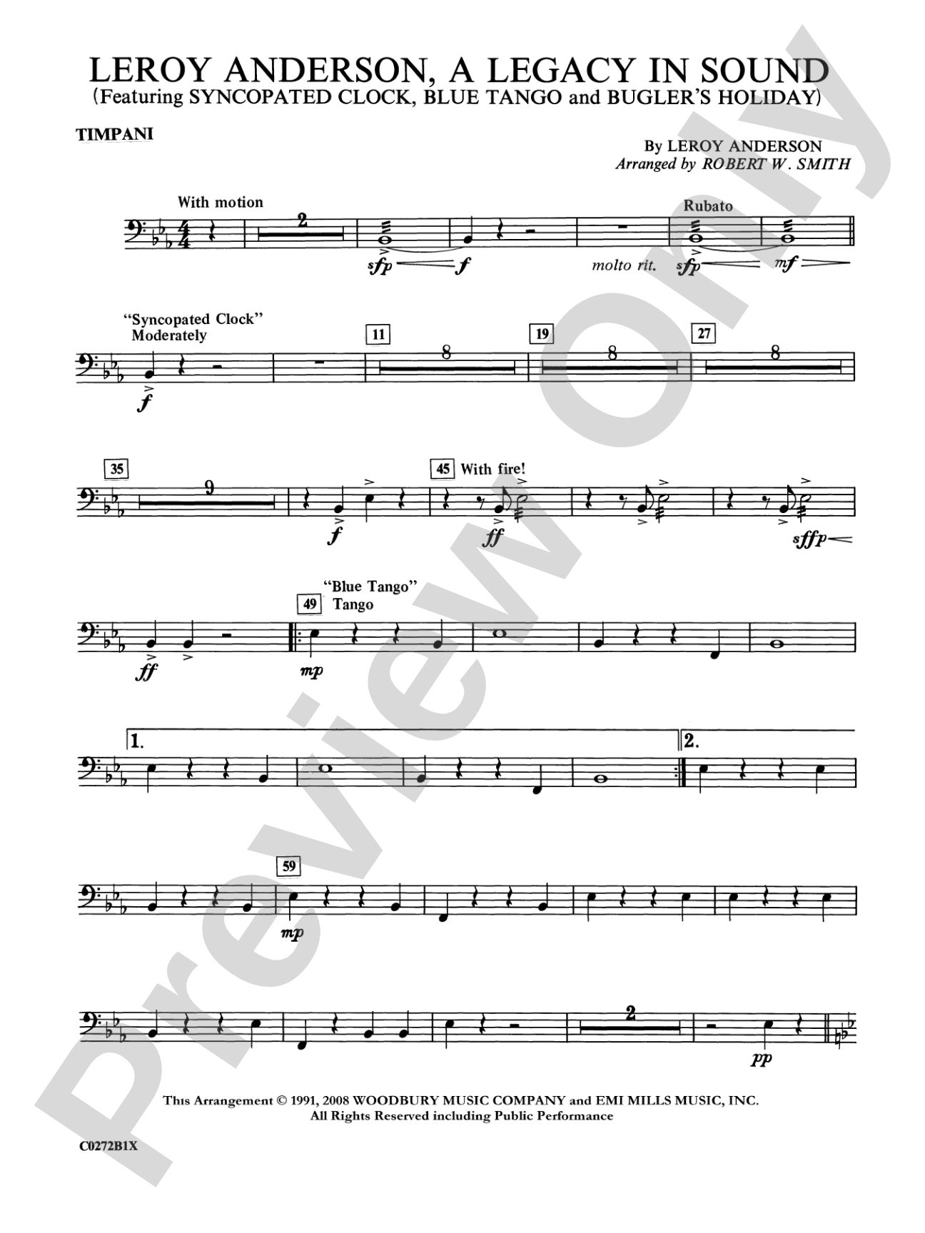 Leroy Anderson -- A Legacy in Sound: Timpani