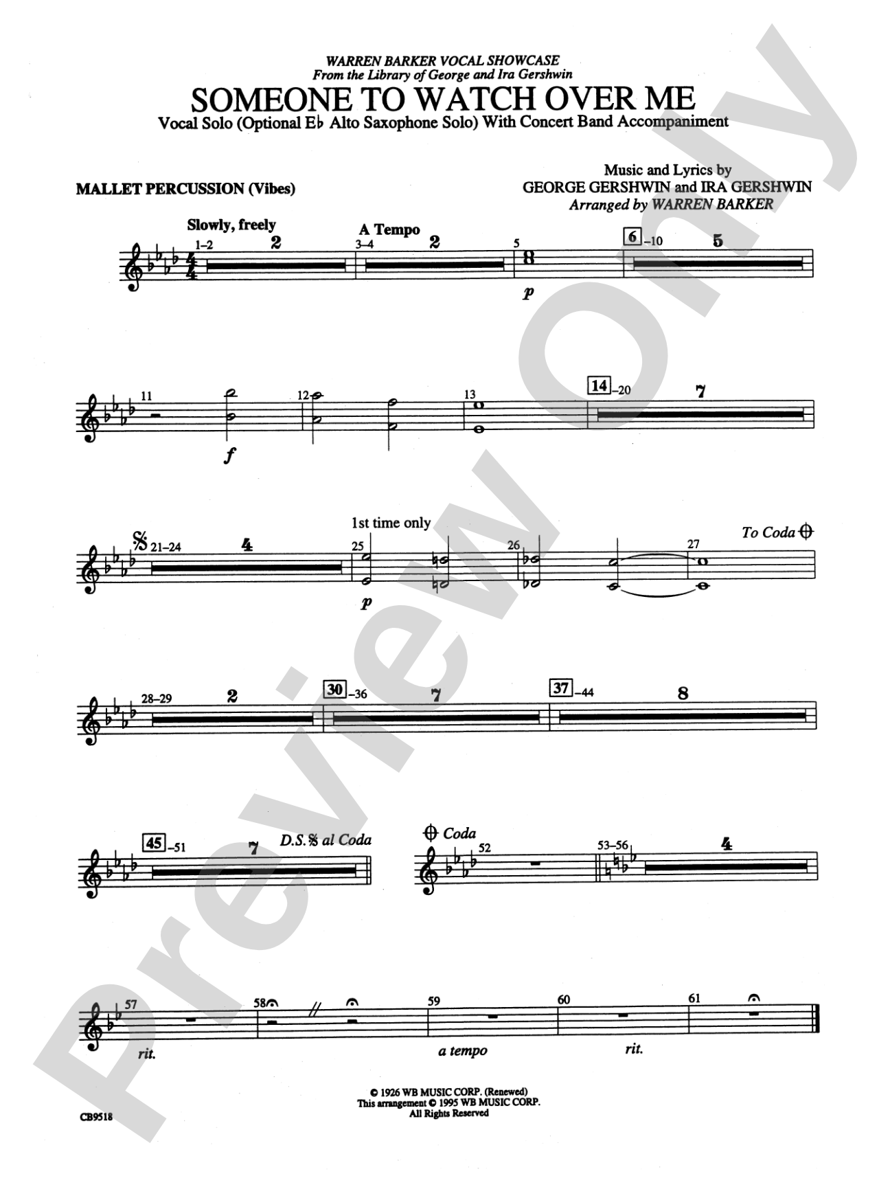 Someone to Watch Over Me: Mallets