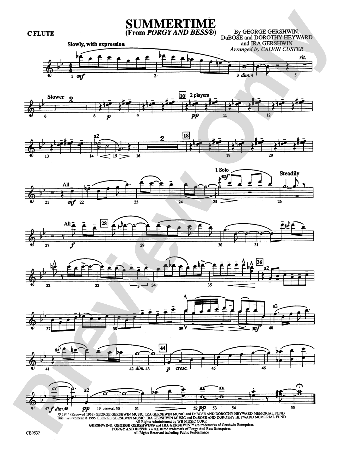 Summertime: Flute