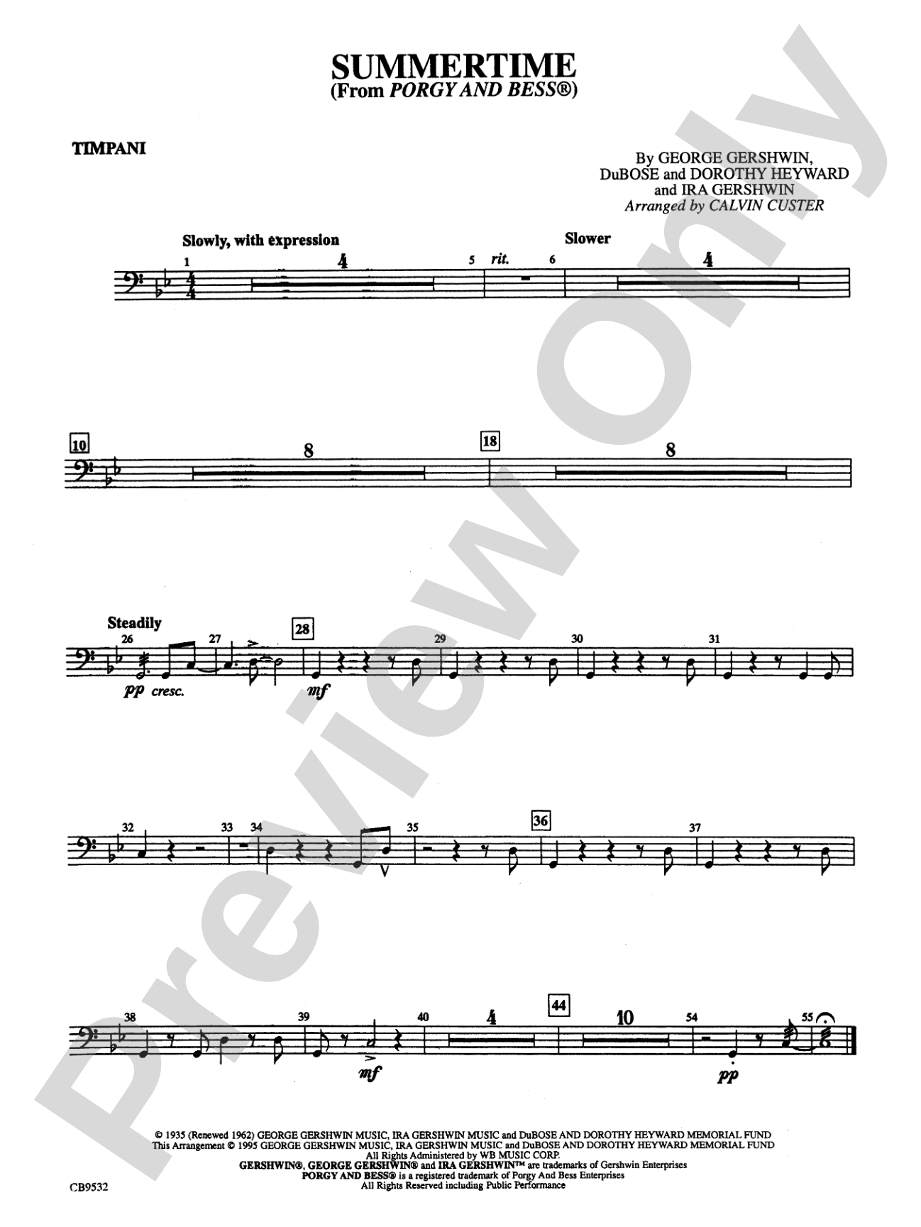 Summertime: Timpani