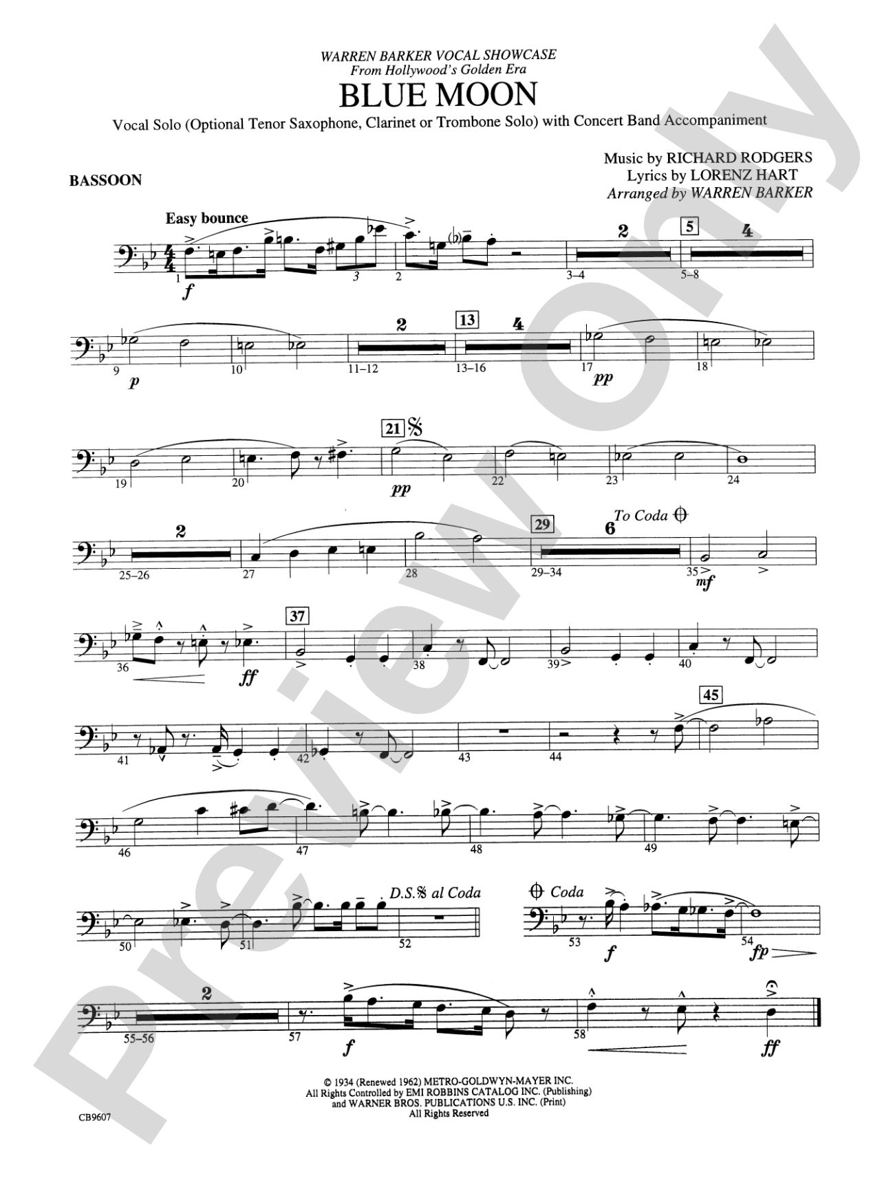 Blue Moon: Bassoon