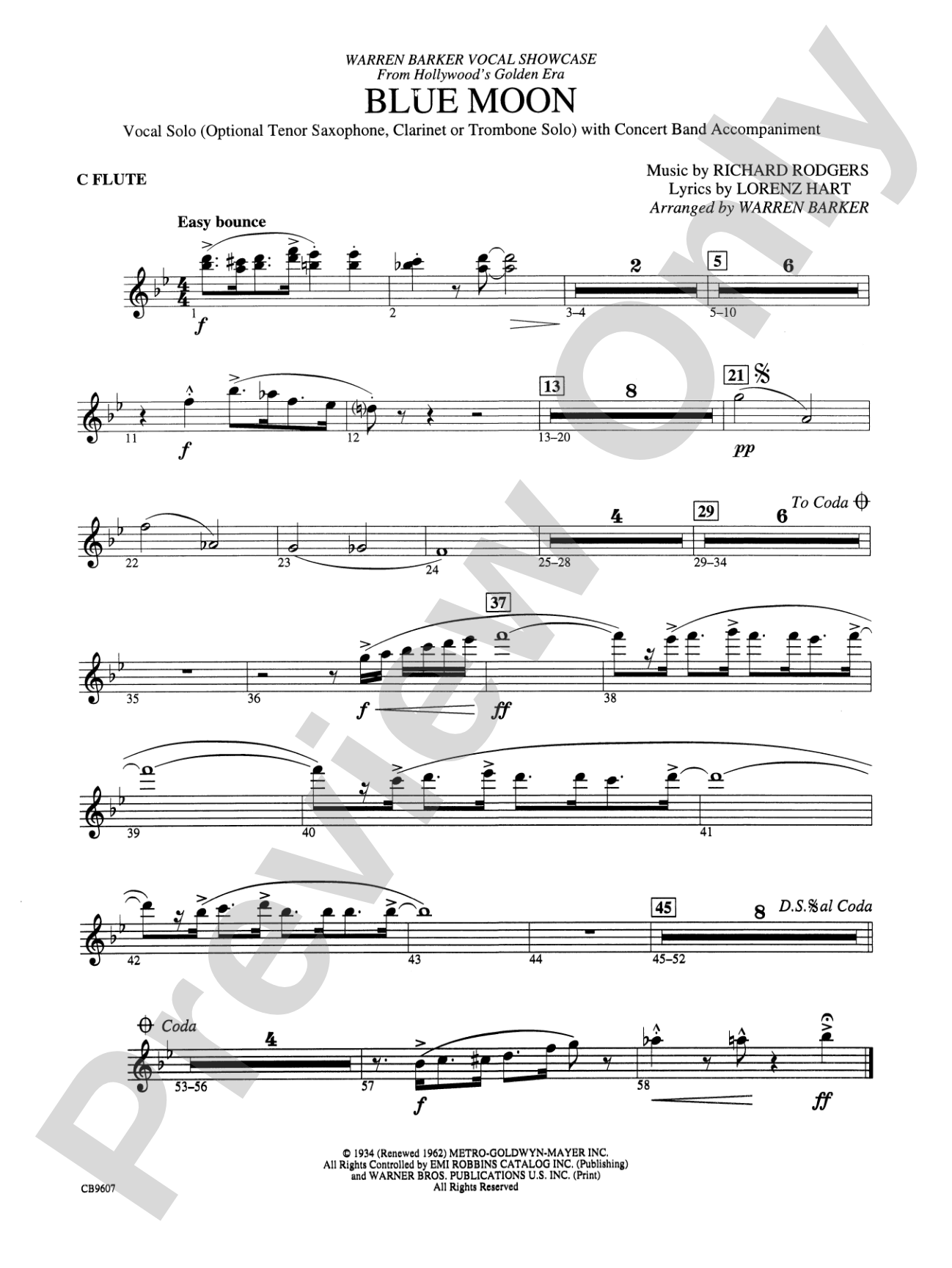 Blue Moon: Flute