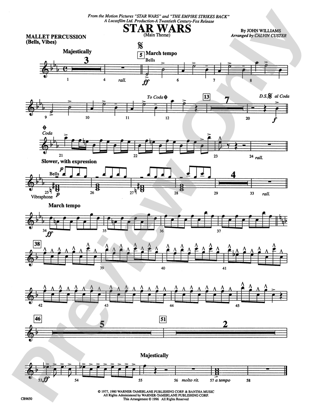 Star Wars® Main Theme: Mallets