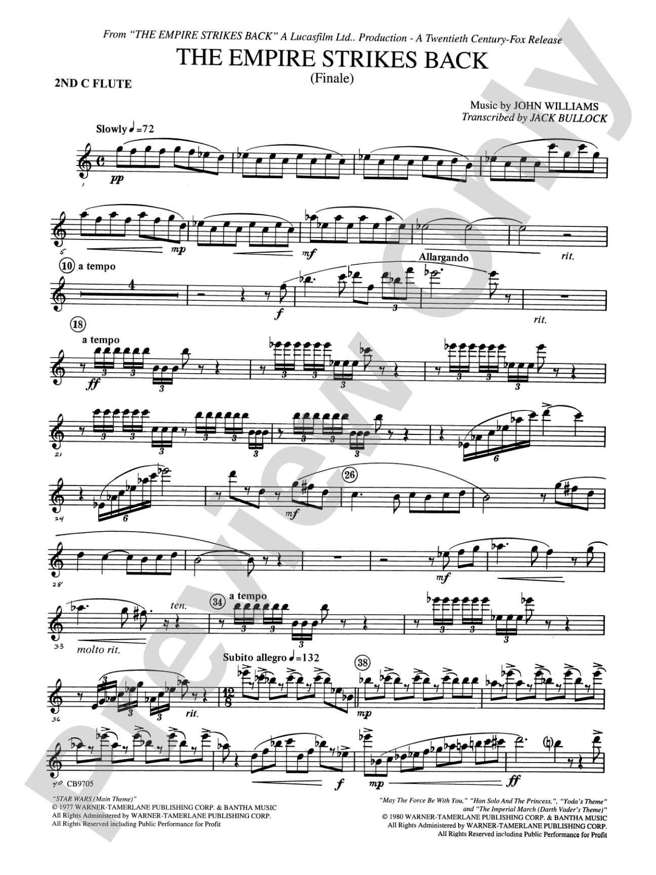 The Empire Strikes Back (Finale): 2nd Flute