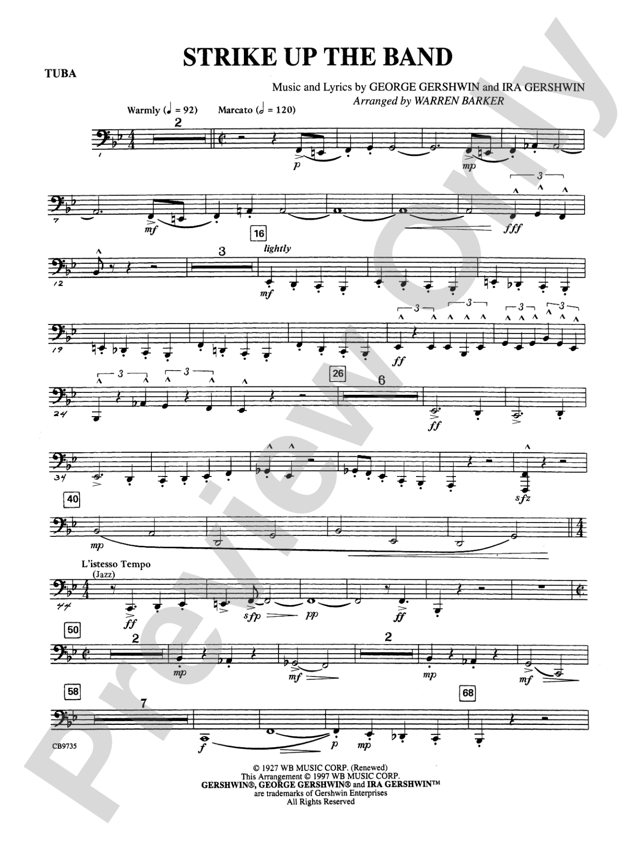 Strike Up the Band: Tuba