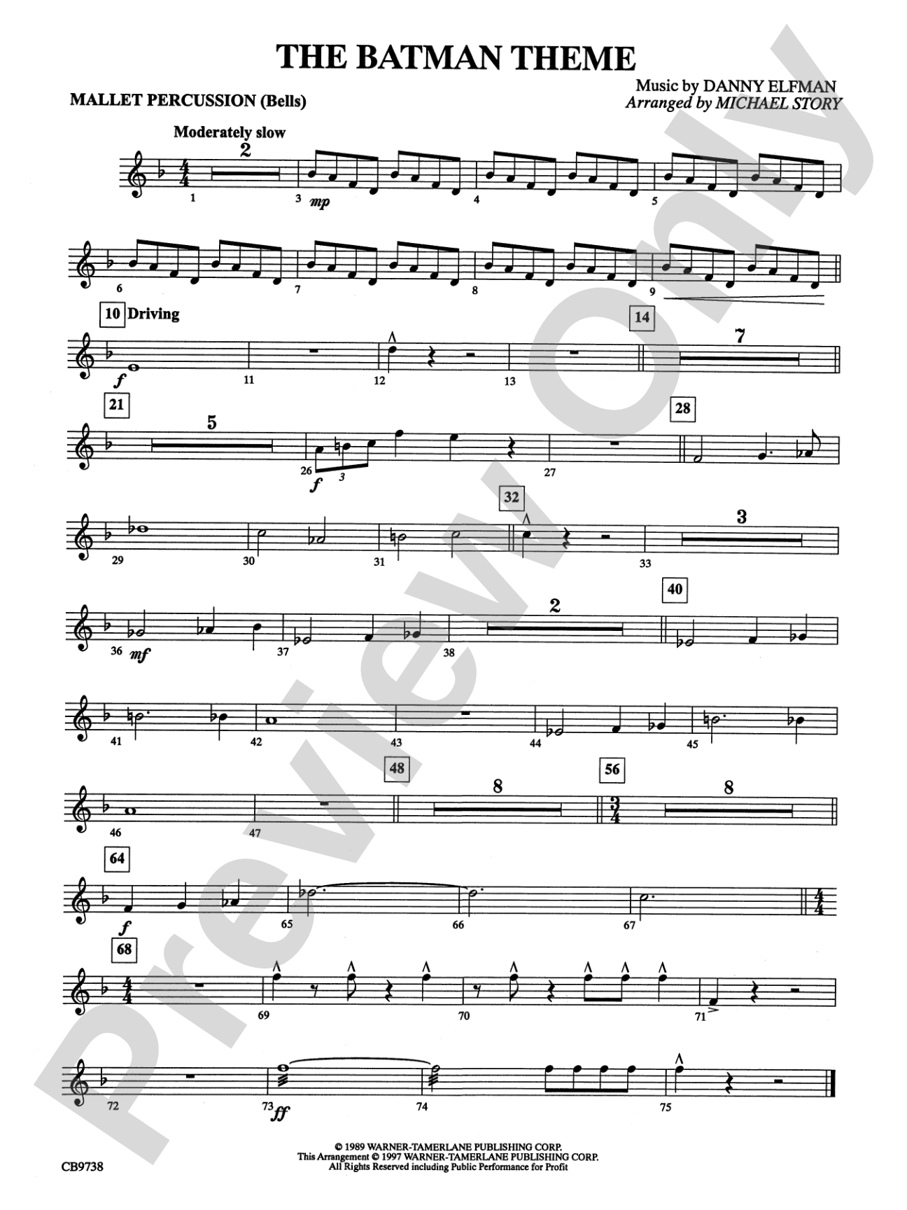 Batman Theme: Mallets