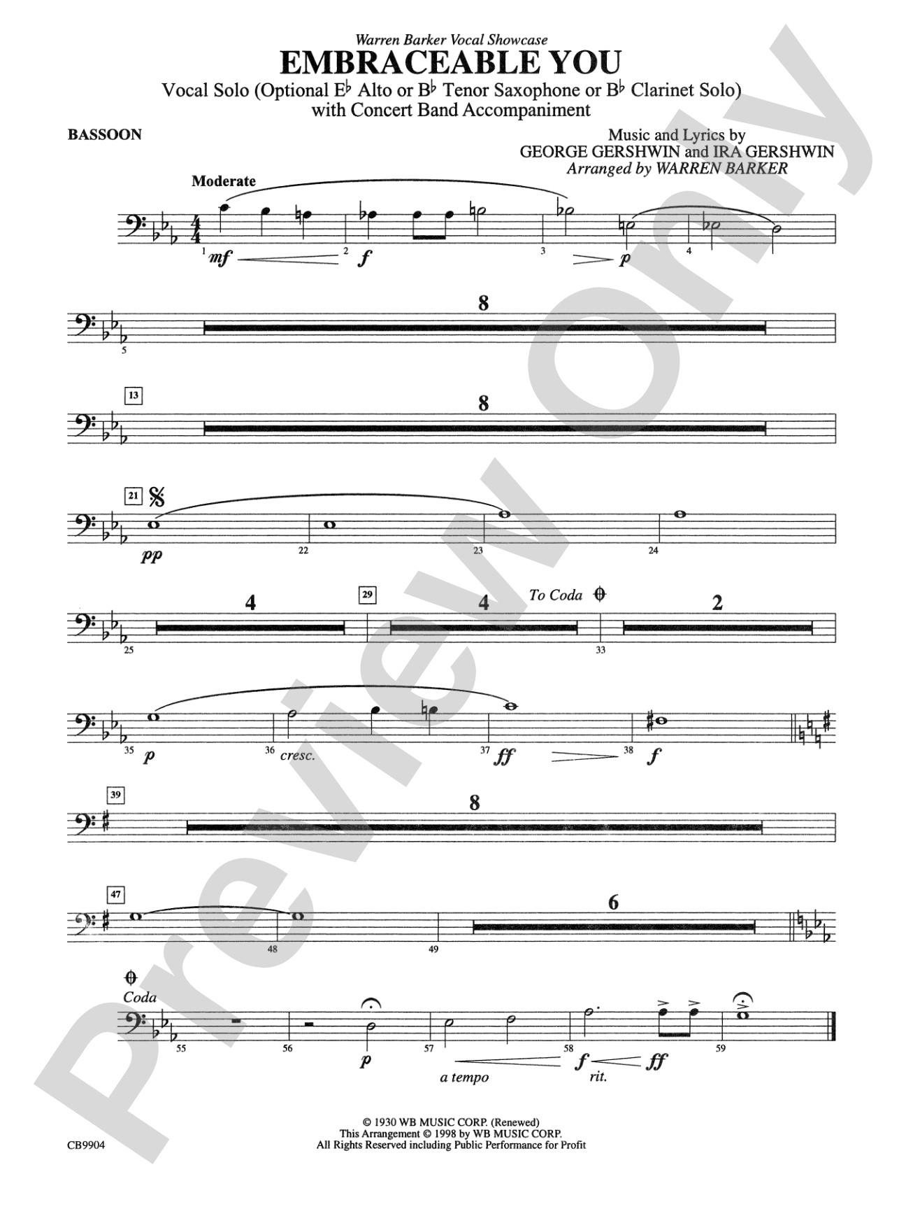 Embraceable You: Bassoon