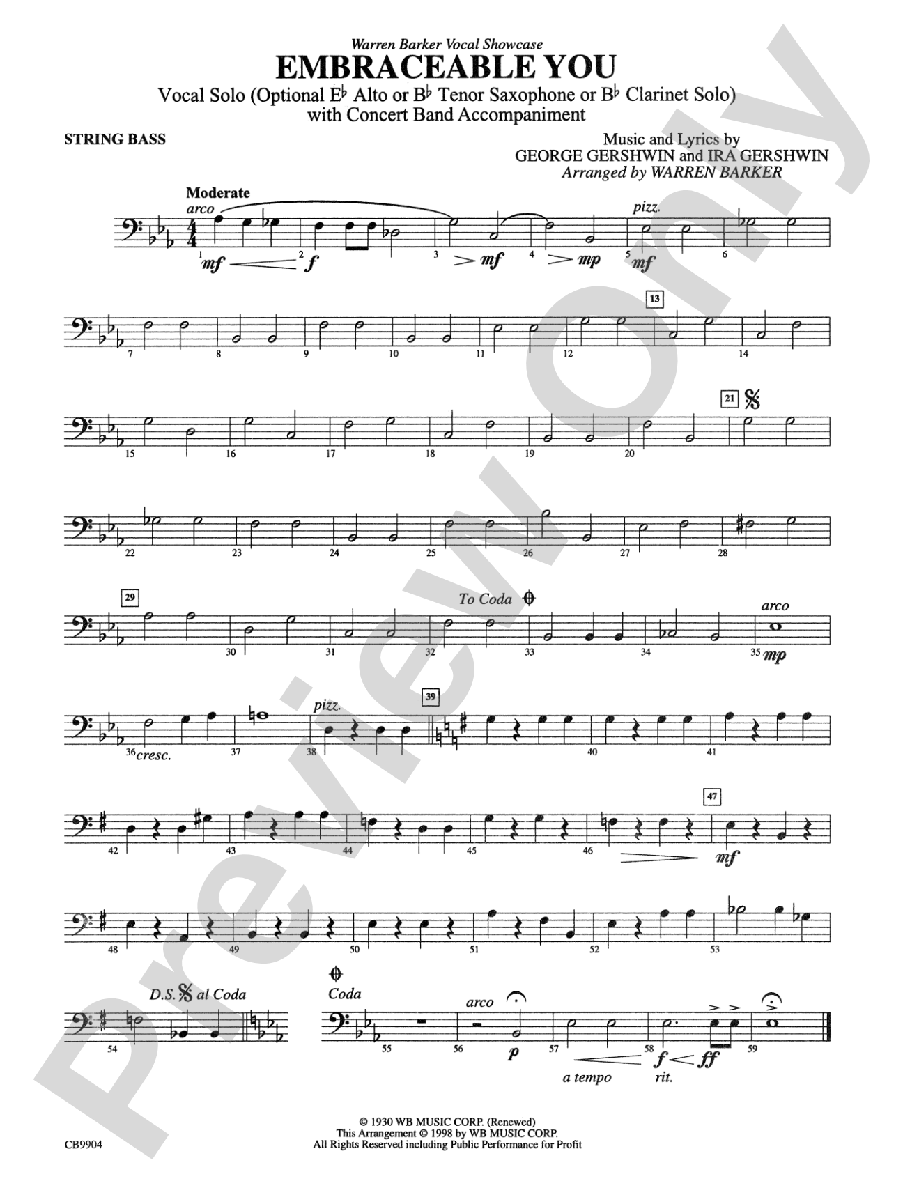 Embraceable You: String Bass