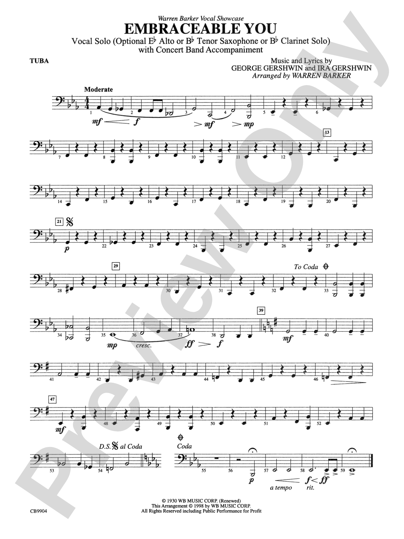 Embraceable You: Tuba