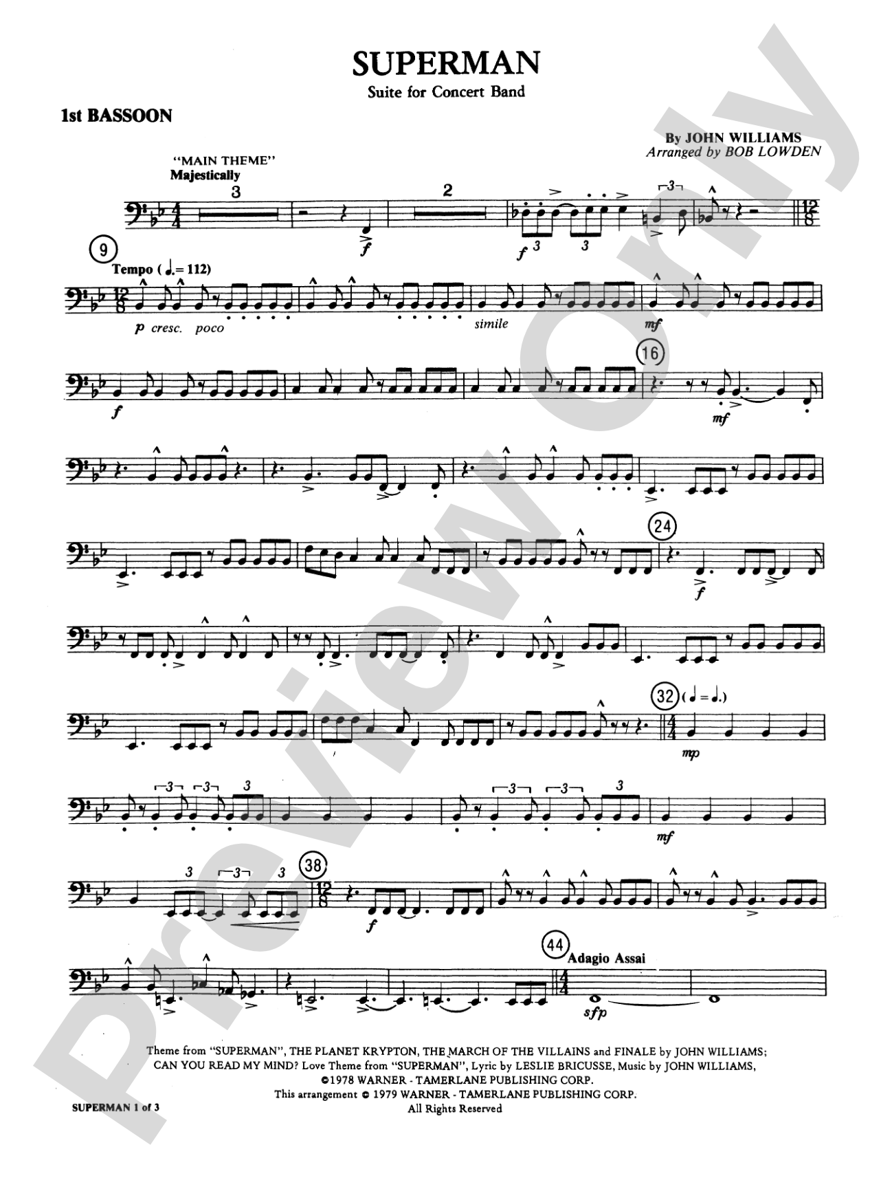 Superman: Bassoon