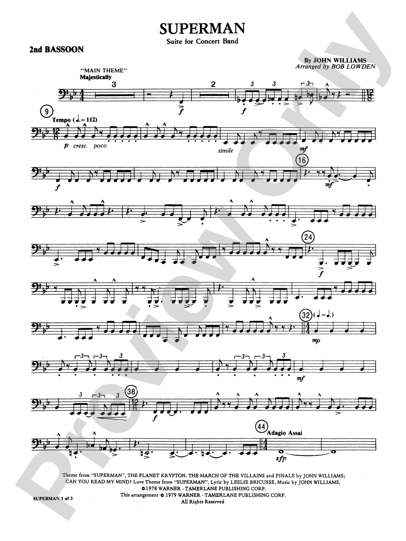 Superman: 2nd Bassoon