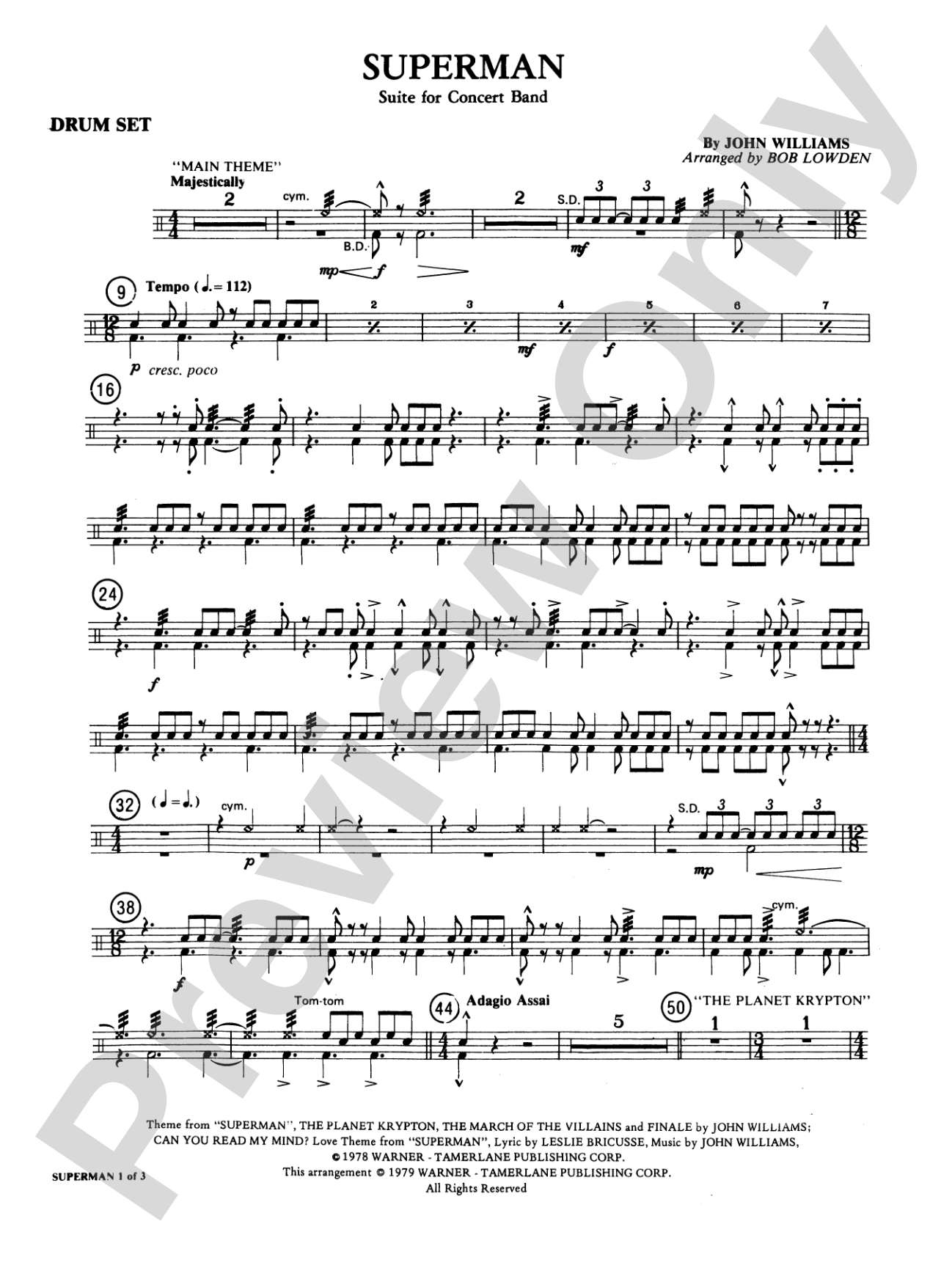 Superman: Drums