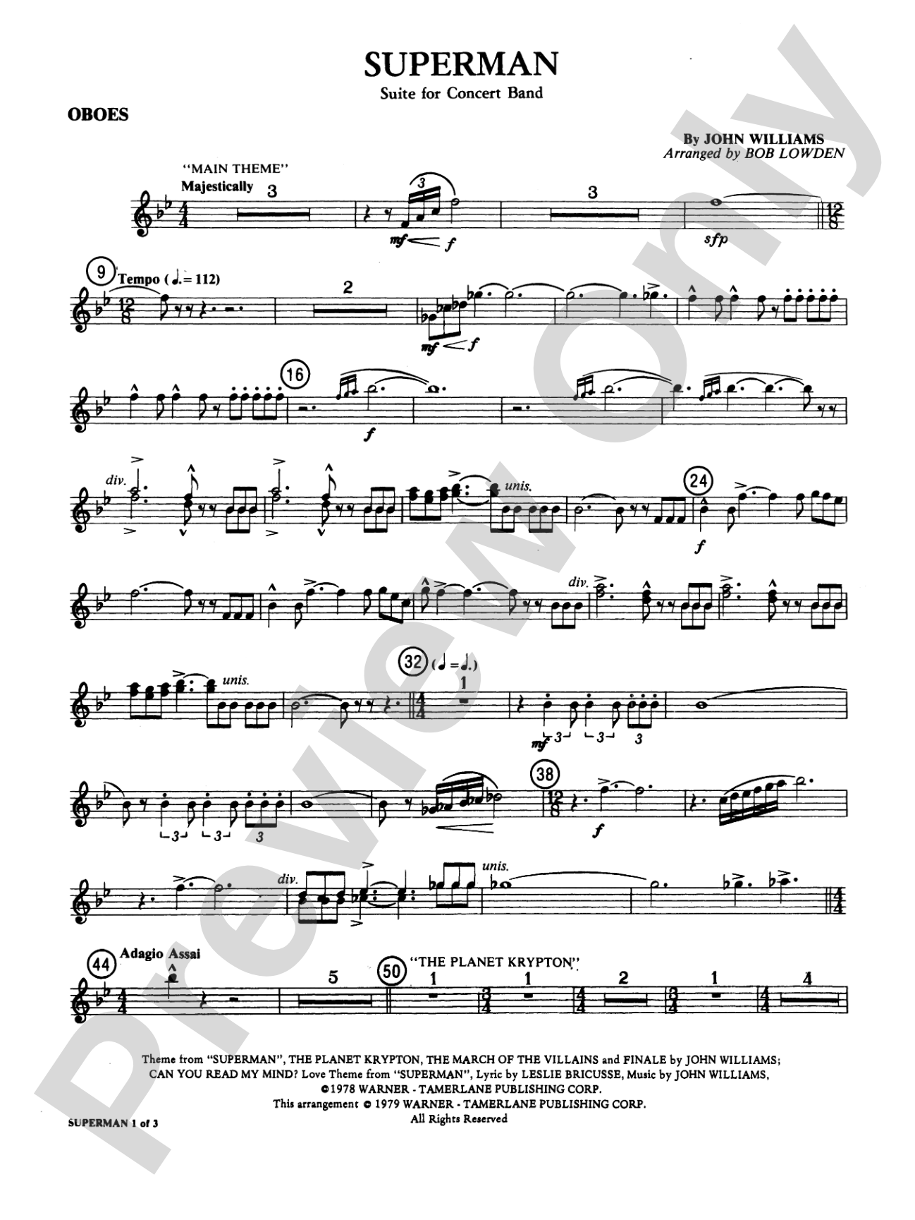 Superman: Oboe