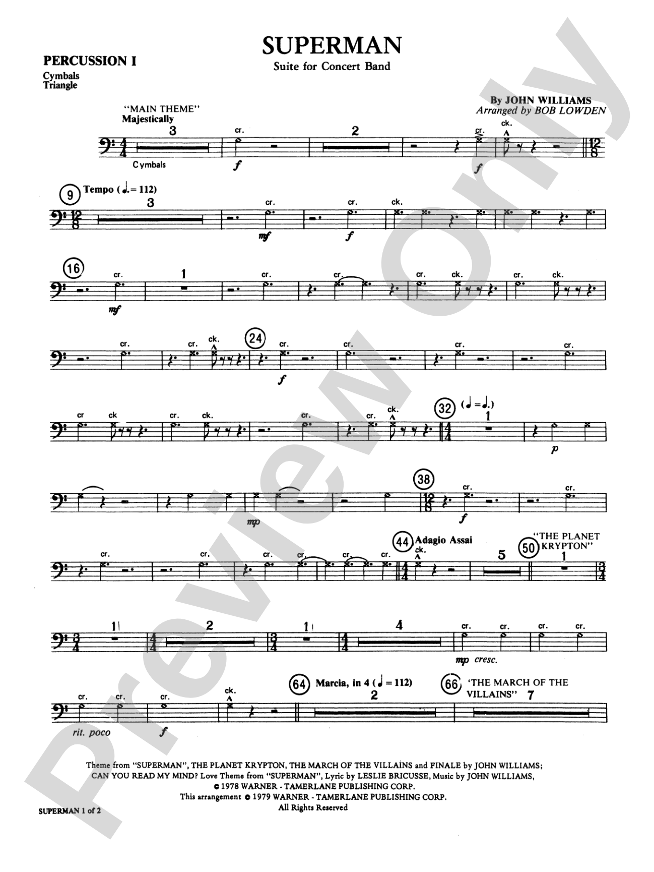 Superman: 1st Percussion