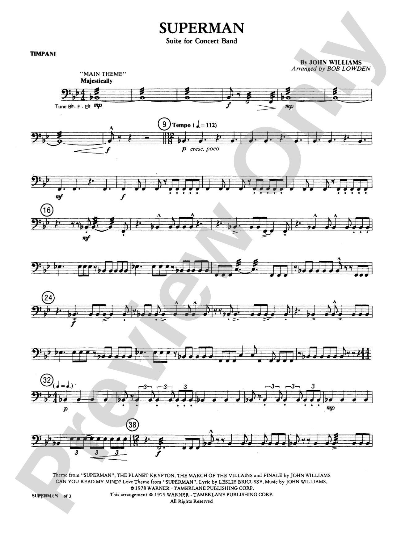 Superman: Timpani