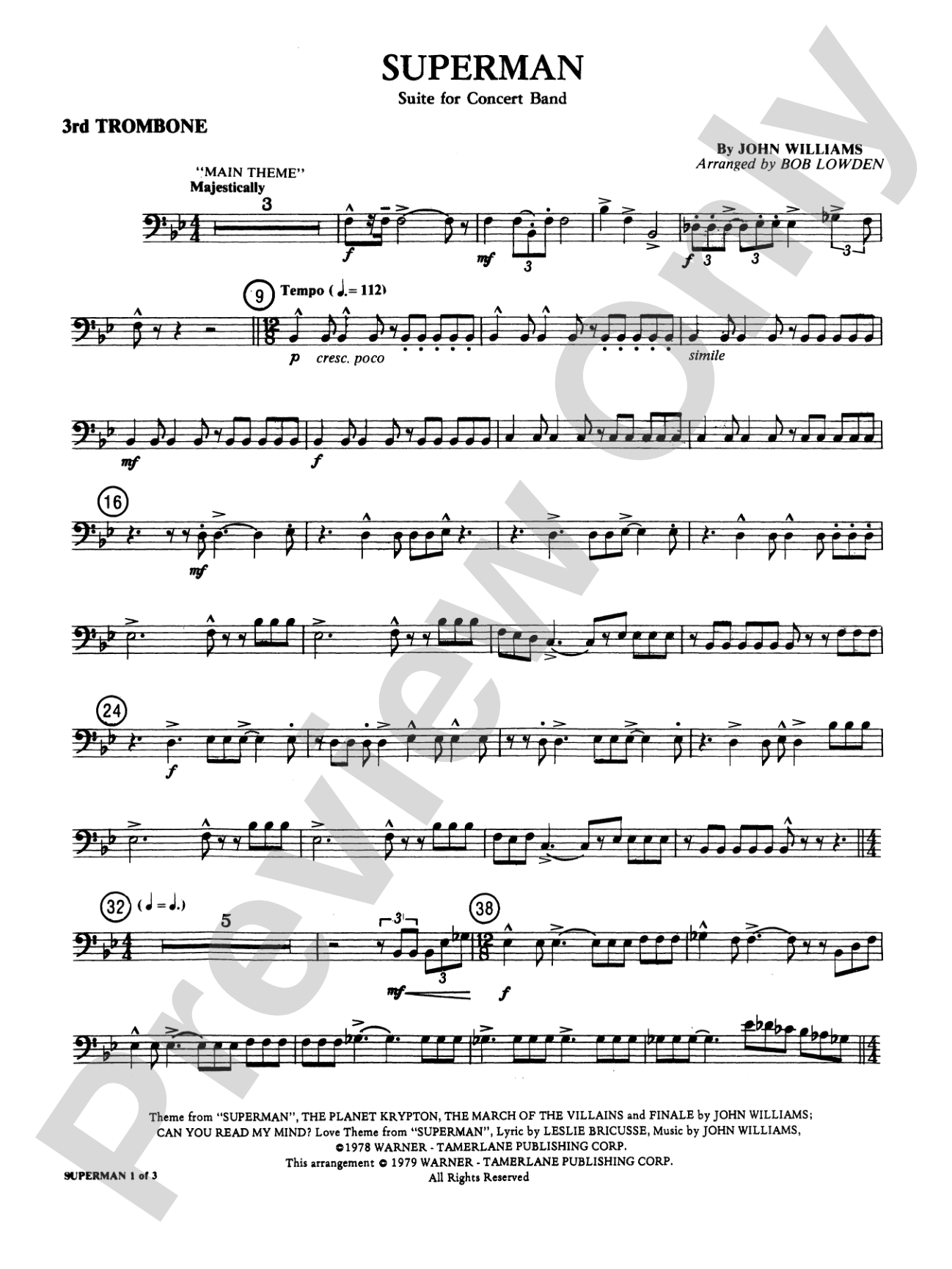 Superman: 3rd Trombone
