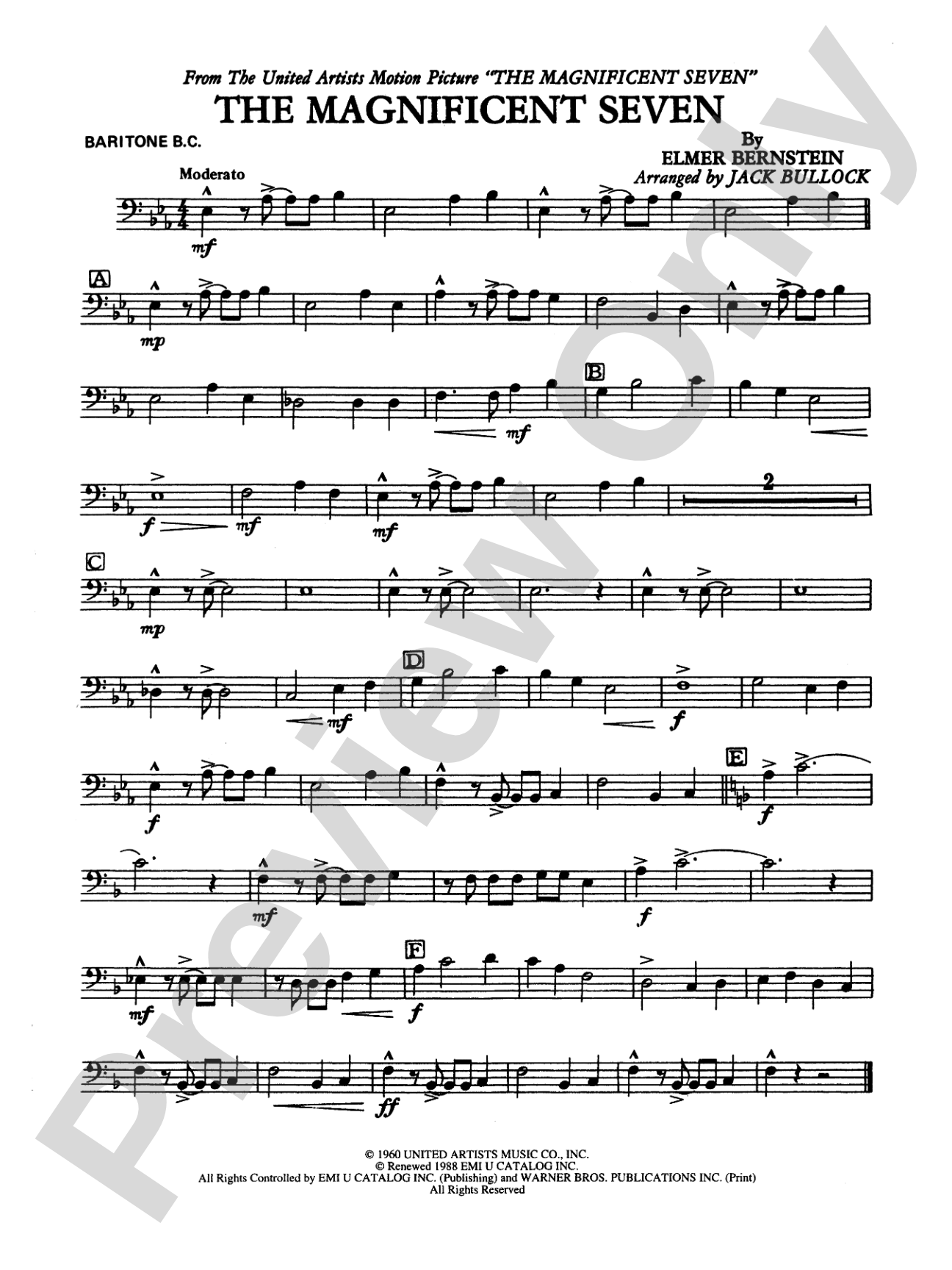The Magnificent Seven: Baritone B.C.