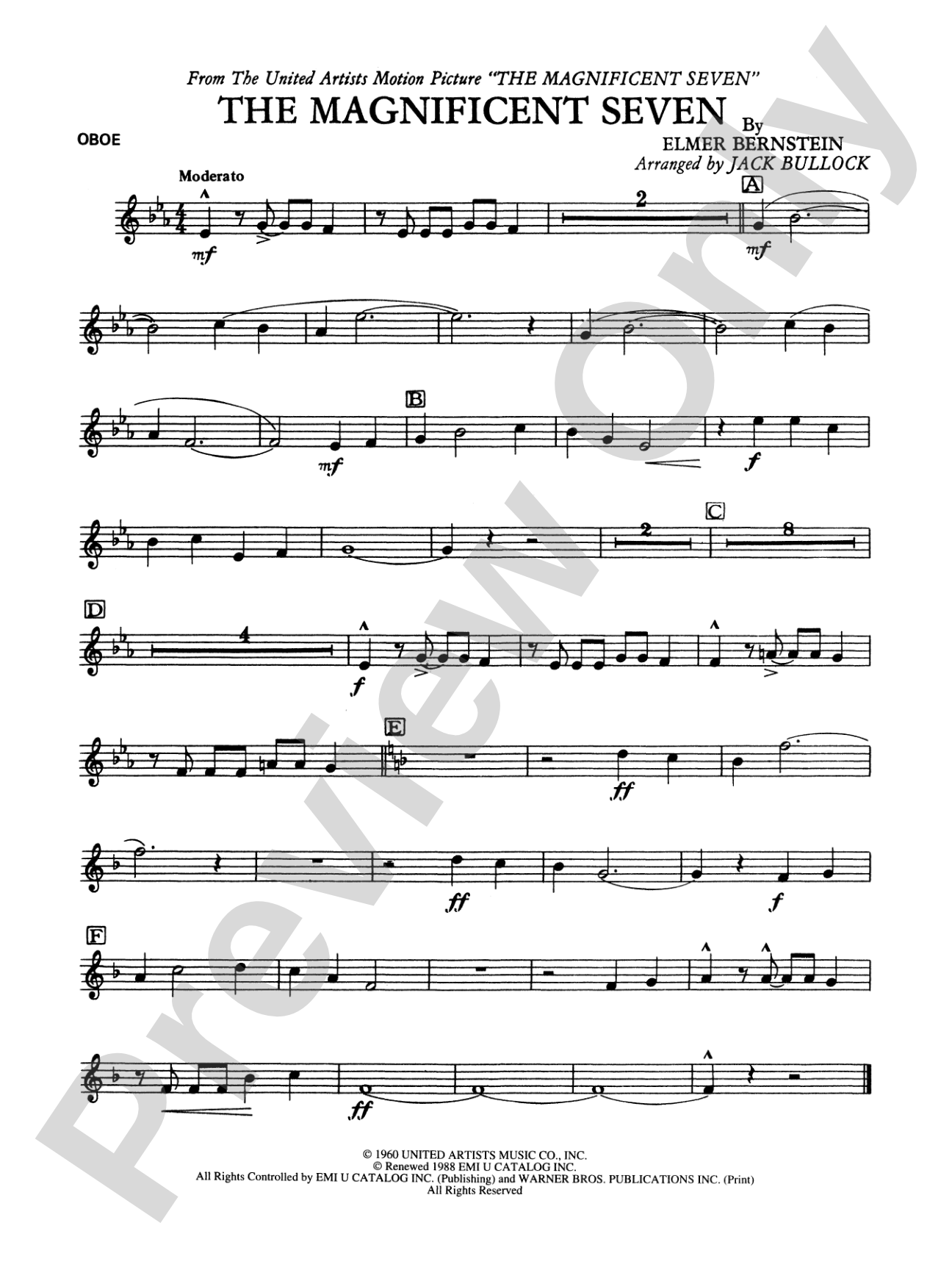 The Magnificent Seven: Oboe