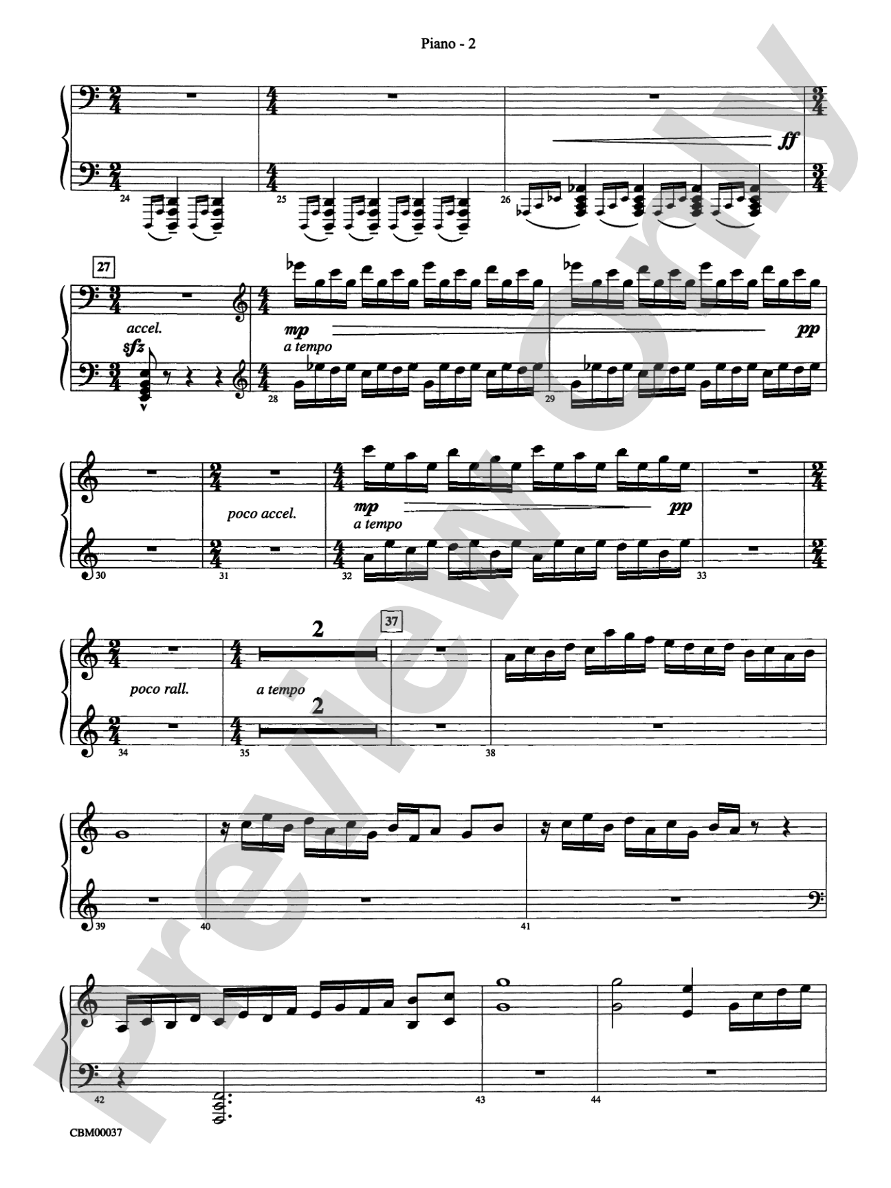 The Perfect Storm (from the Warner Bros. Motion Picture): Piano Accompaniment