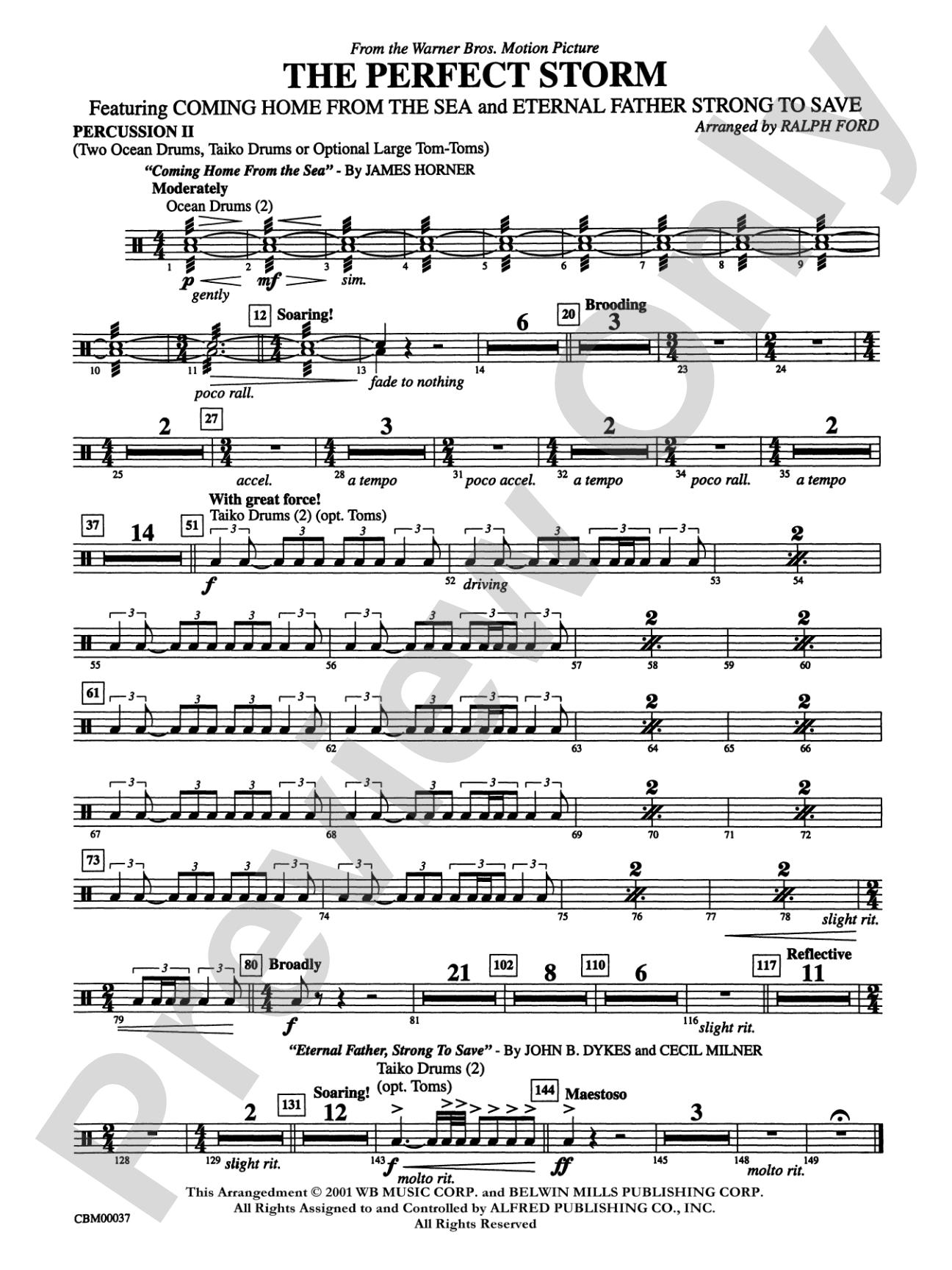 The Perfect Storm (from the Warner Bros. Motion Picture): 2nd Percussion