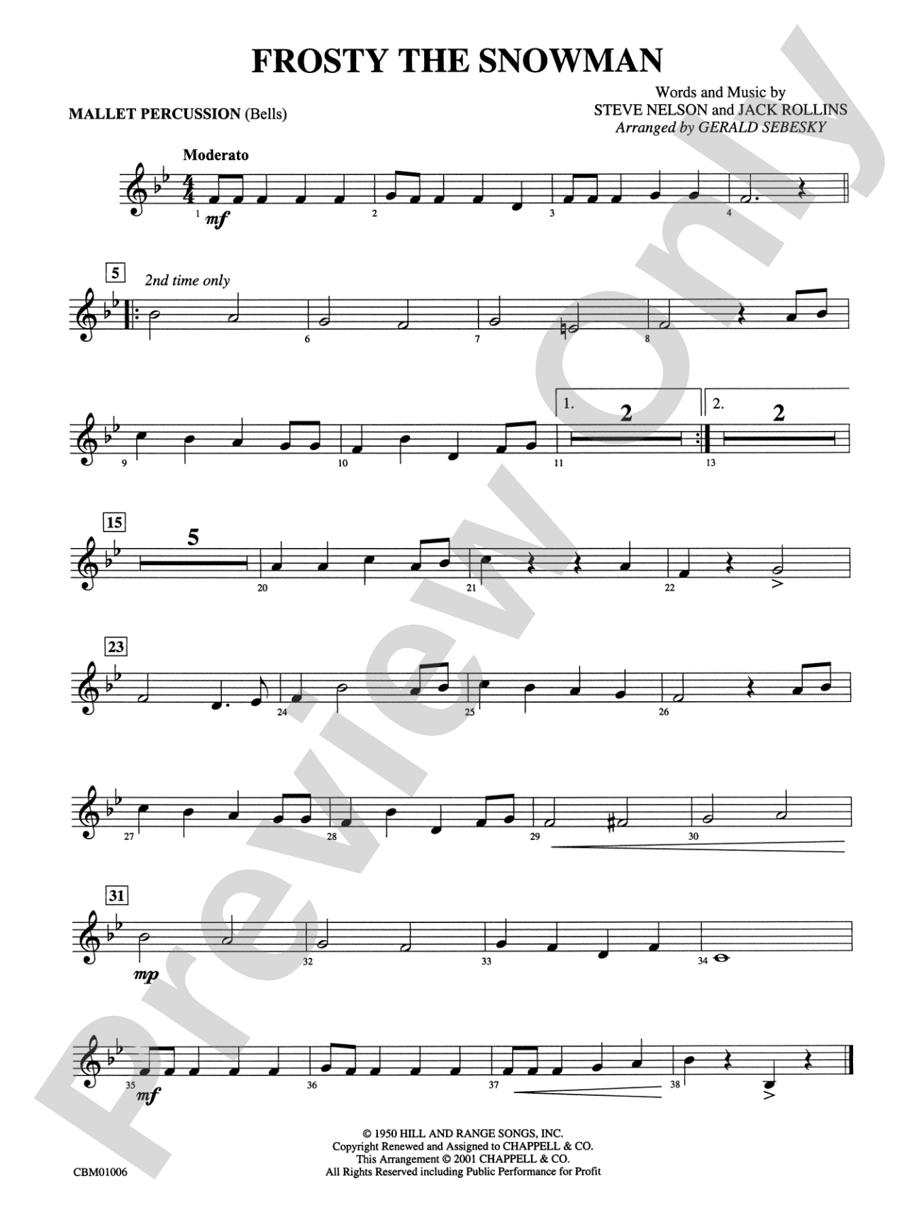 Frosty the Snowman: Mallets