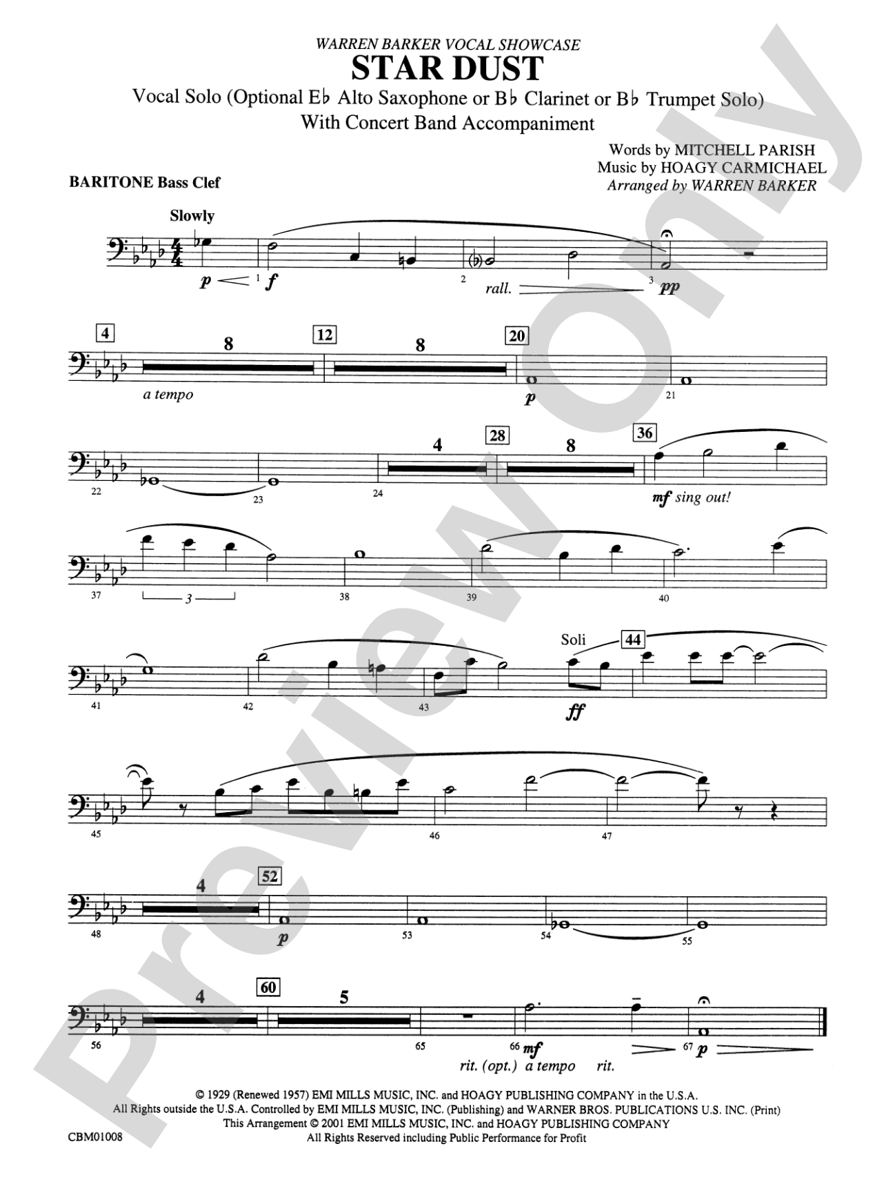 Star Dust: Baritone B.C.