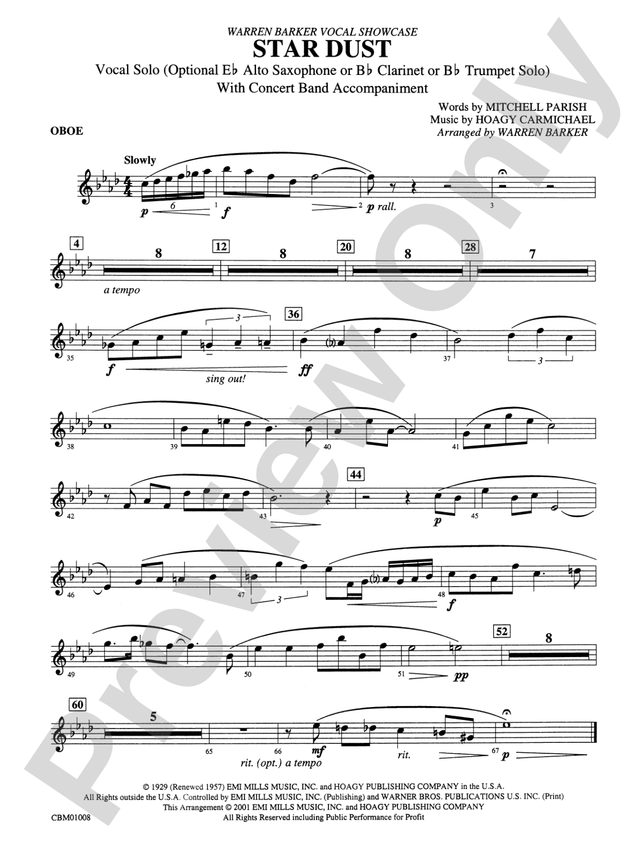 Star Dust: Oboe