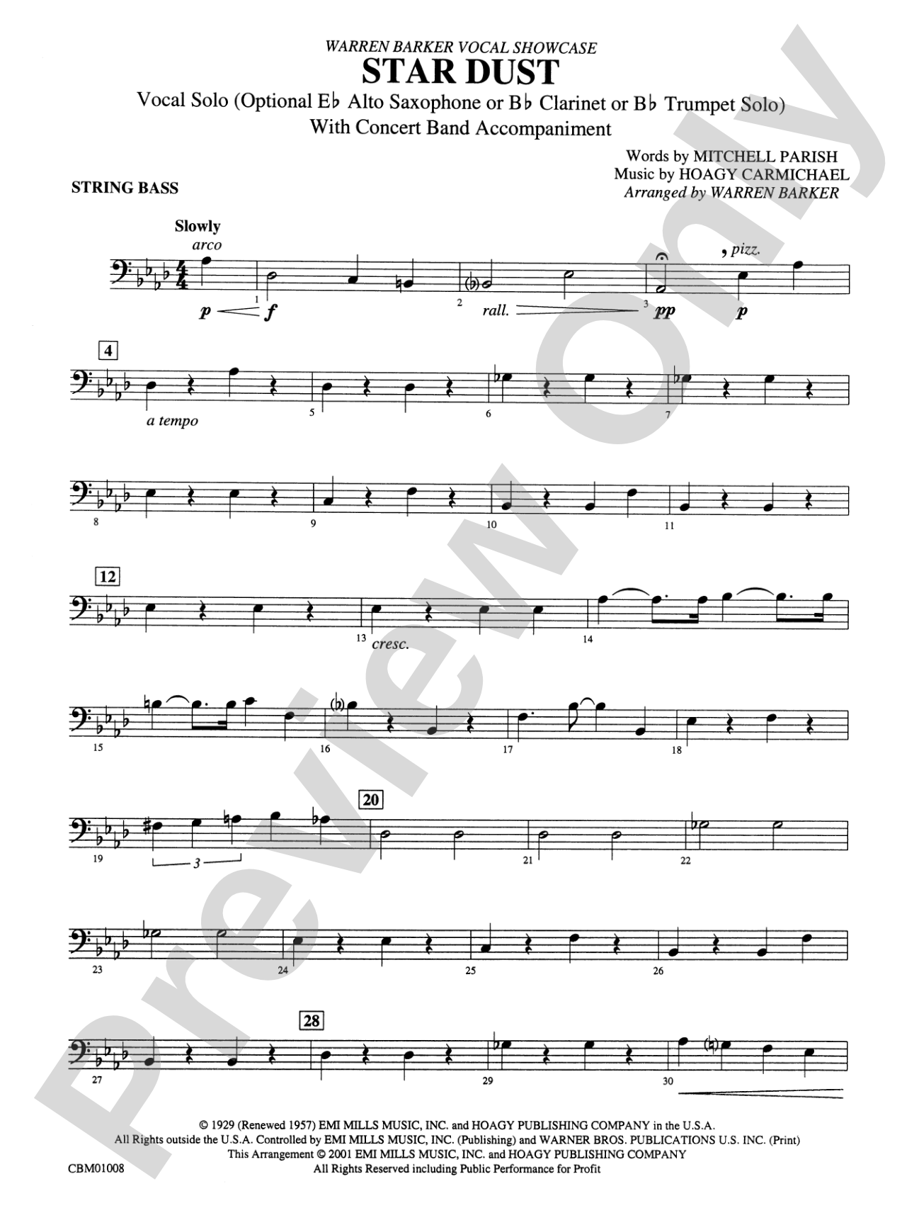 Star Dust: String Bass