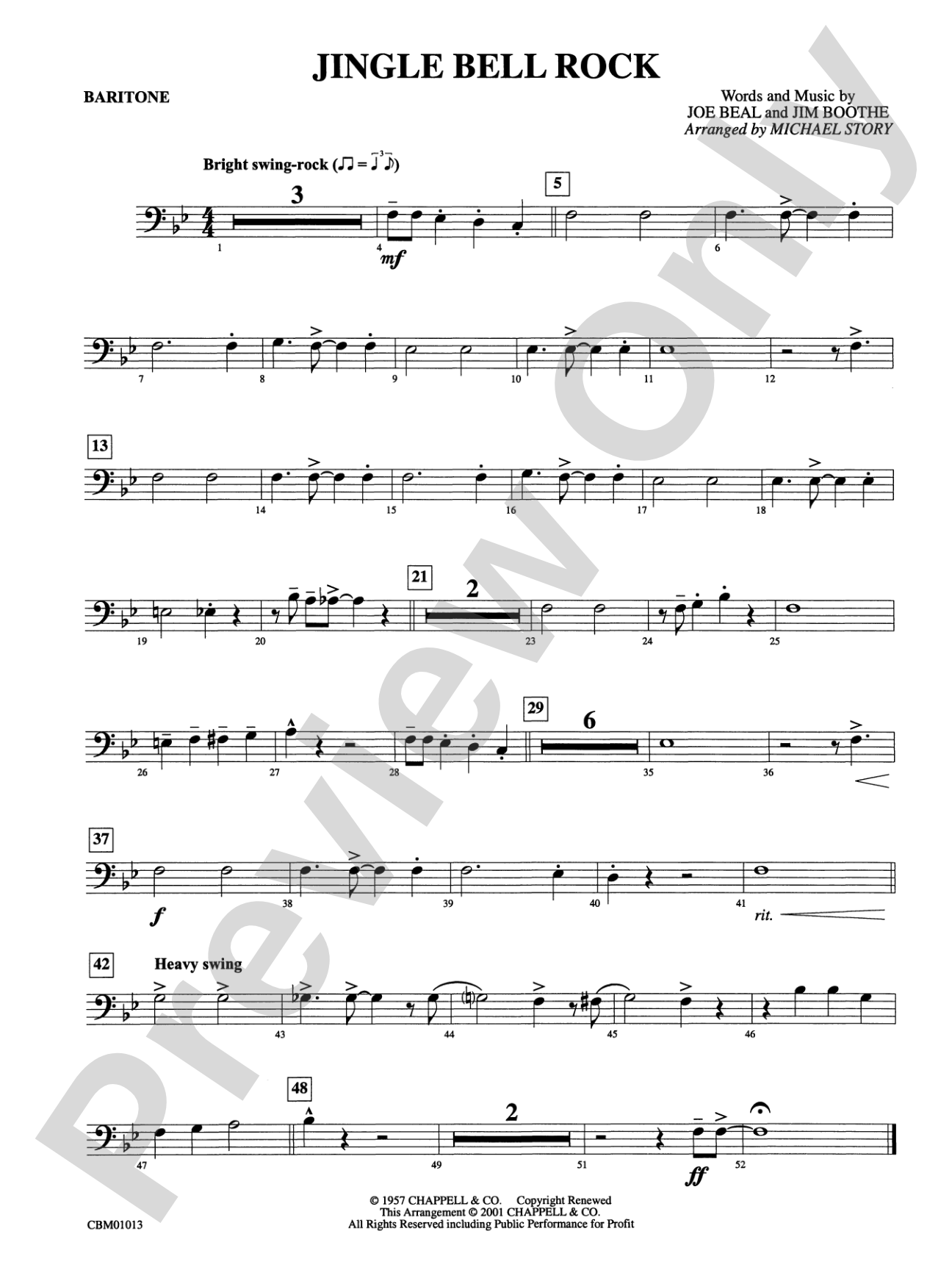 Jingle Bell Rock: Baritone B.C.