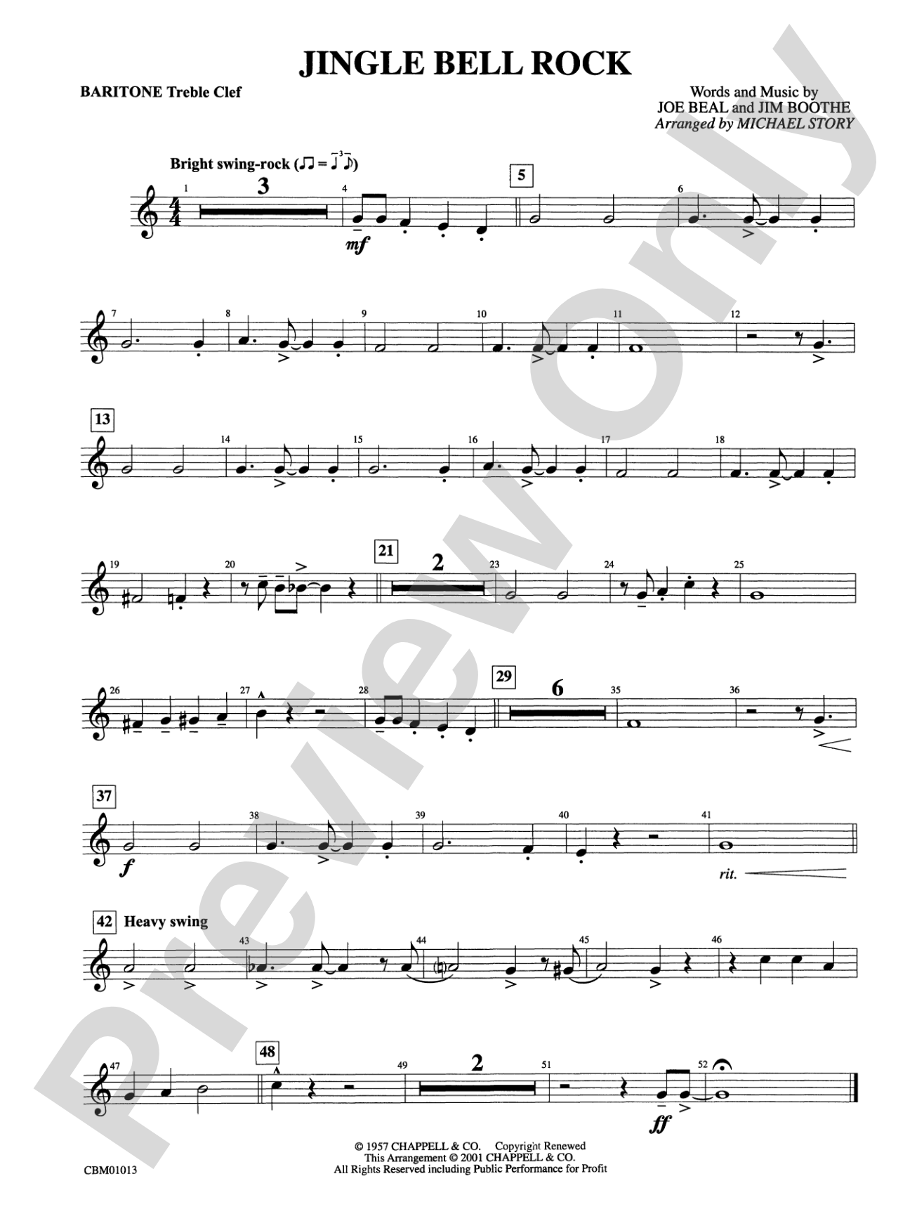 Jingle Bell Rock: Baritone T.C.