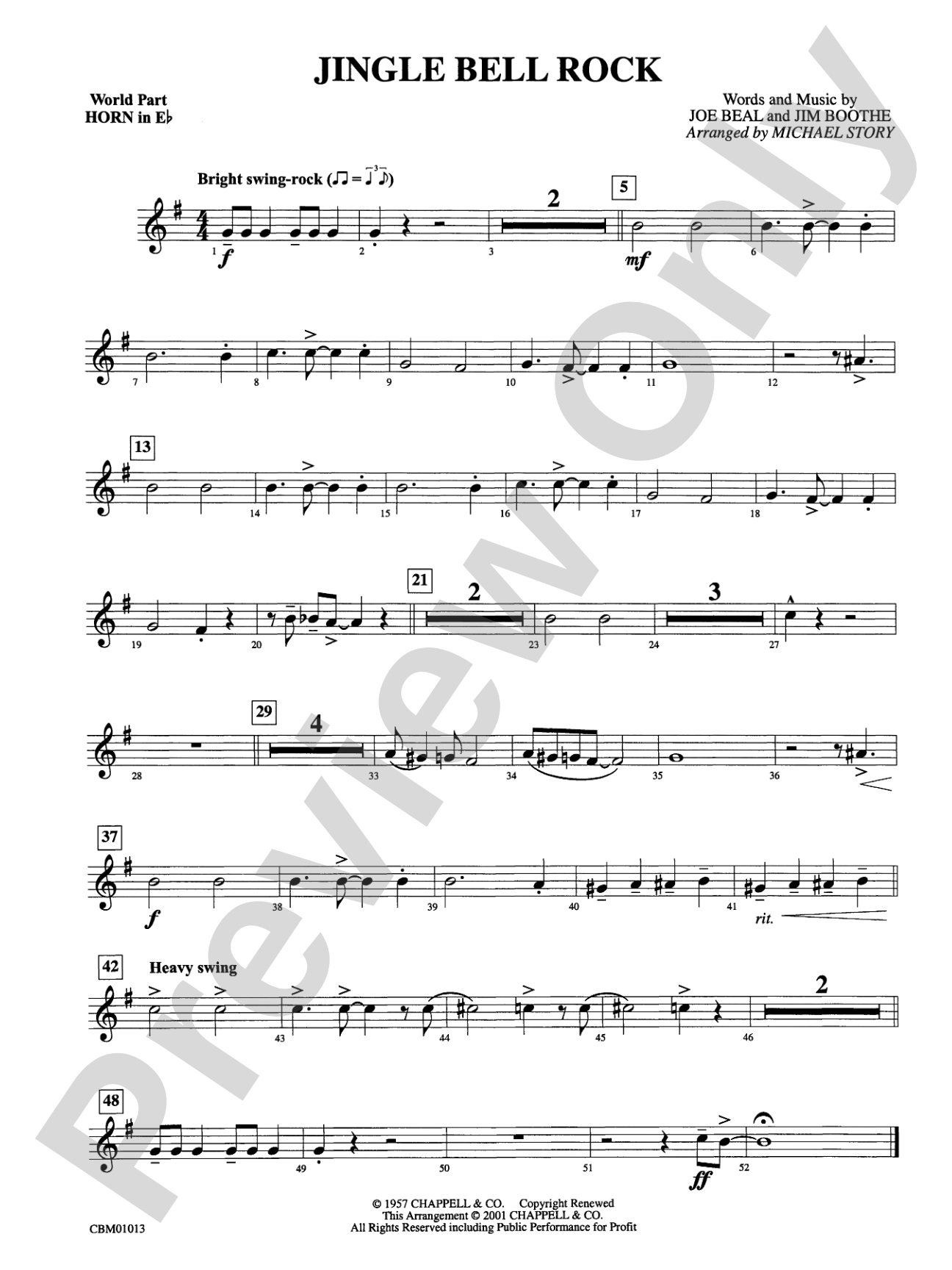 Jingle Bell Rock: WP 1st Horn in E-flat
