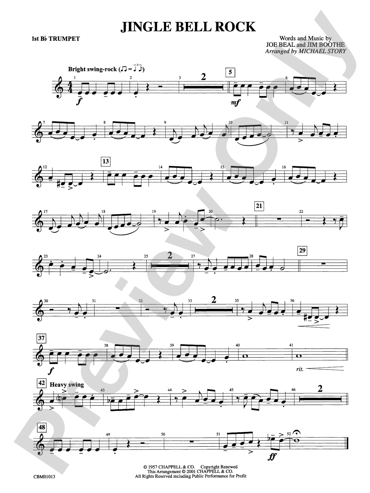 Jingle Bell Rock: 1st B-flat Trumpet